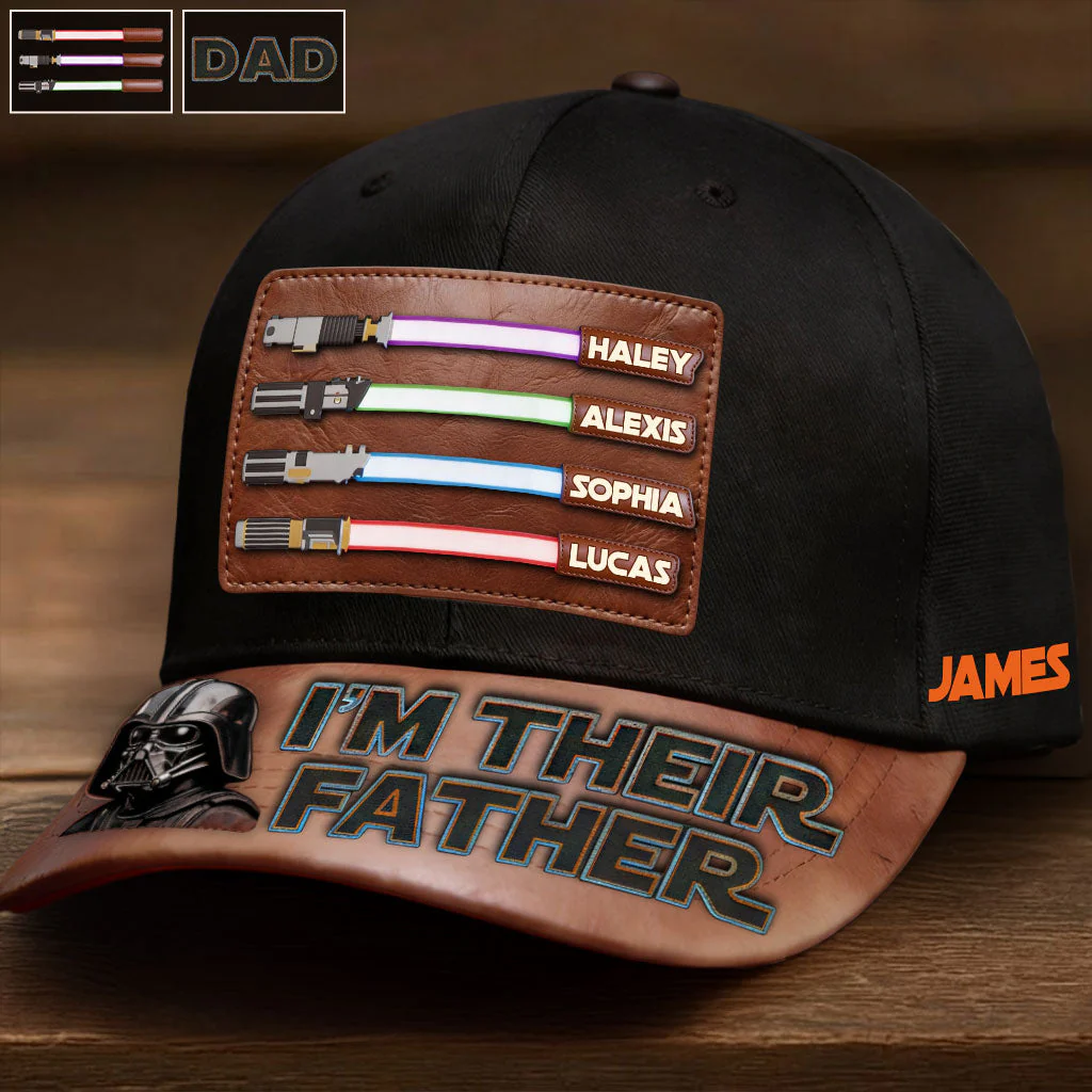 Stwa I'm Their Father - Personalized Classic Cap - Gift For Dad, Fan Movies HH01