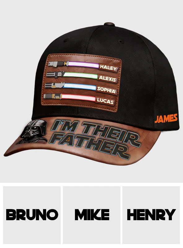 Stwa I'm Their Father - Personalized Classic Cap - Gift For Dad, Fan Movies HH01 - Image 11