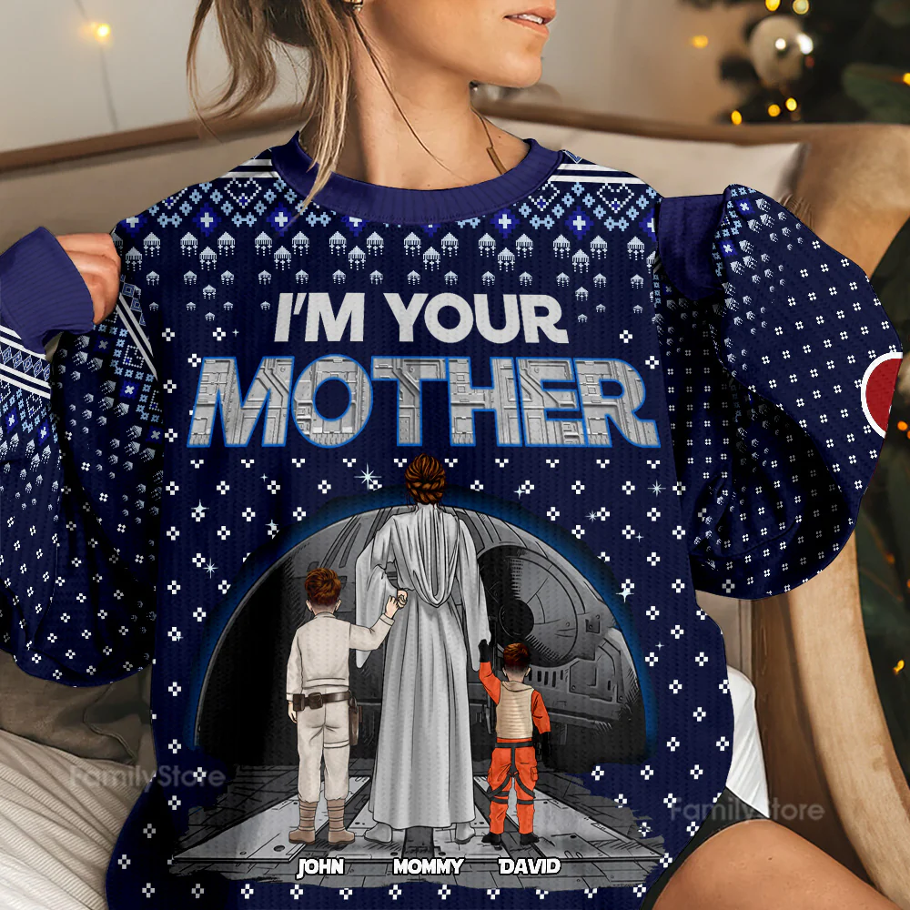 Stwa I'm Your Mother - Persoanlized Ugly Sweater - Gift For Christmas | CL08.Ver3 TD118 - Image 2