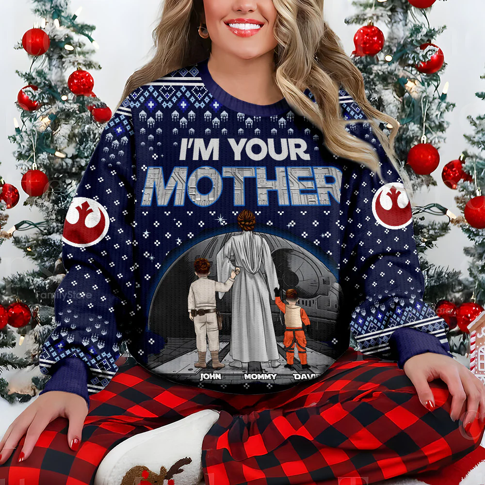 Stwa I'm Your Mother - Persoanlized Ugly Sweater - Gift For Christmas | CL08.Ver3 TD118 - Image 4