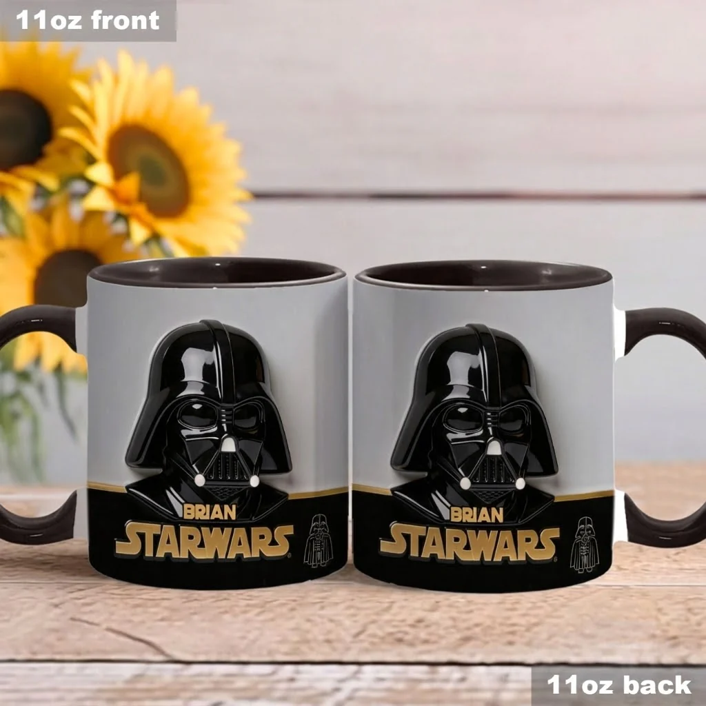 Stwa Join The Dark Side - Personalized Accent Mug - Gift For Fan Movies HH01 - Image 2
