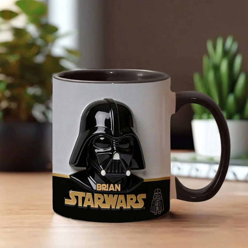 Stwa Join The Dark Side - Personalized Accent Mug - Gift For Fan Movies HH01 - Image 3