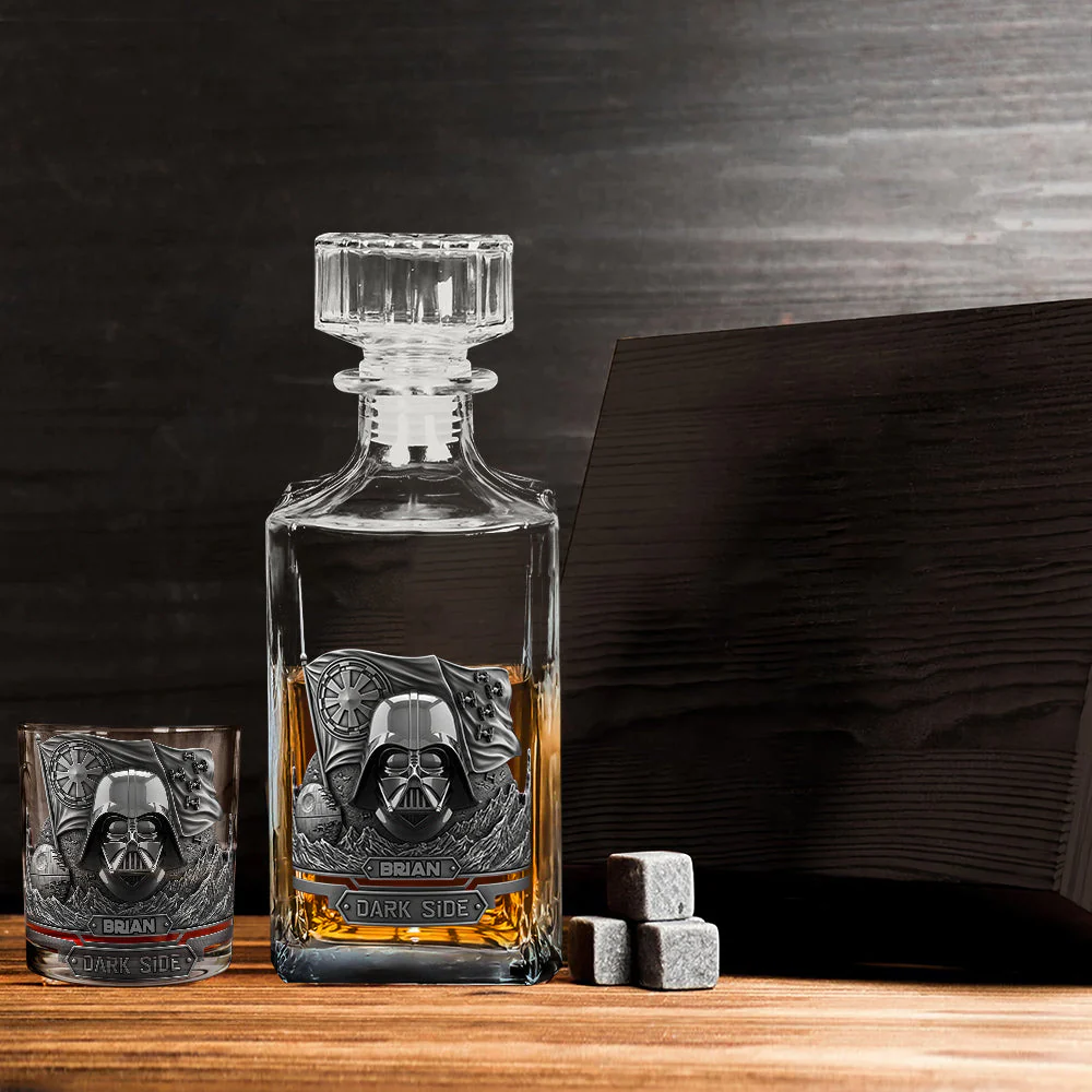 Stwa Join The Dark Side - Personalized Whiskey Glass - Gift For Fan Movies HH01 - Image 8
