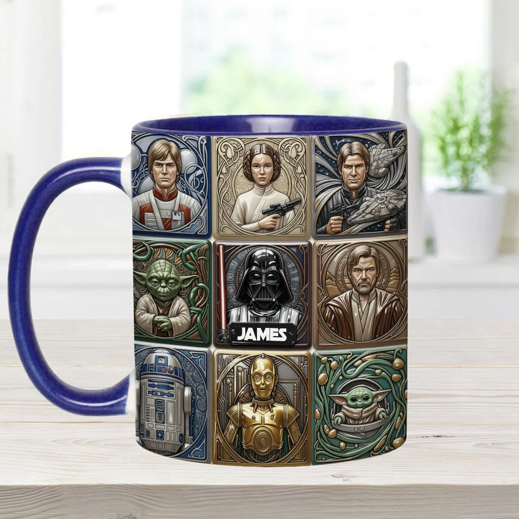 Stwa May The Force Be With You - Personalized Accent Mug - Gift For Movie Fans NL122 - Image 10