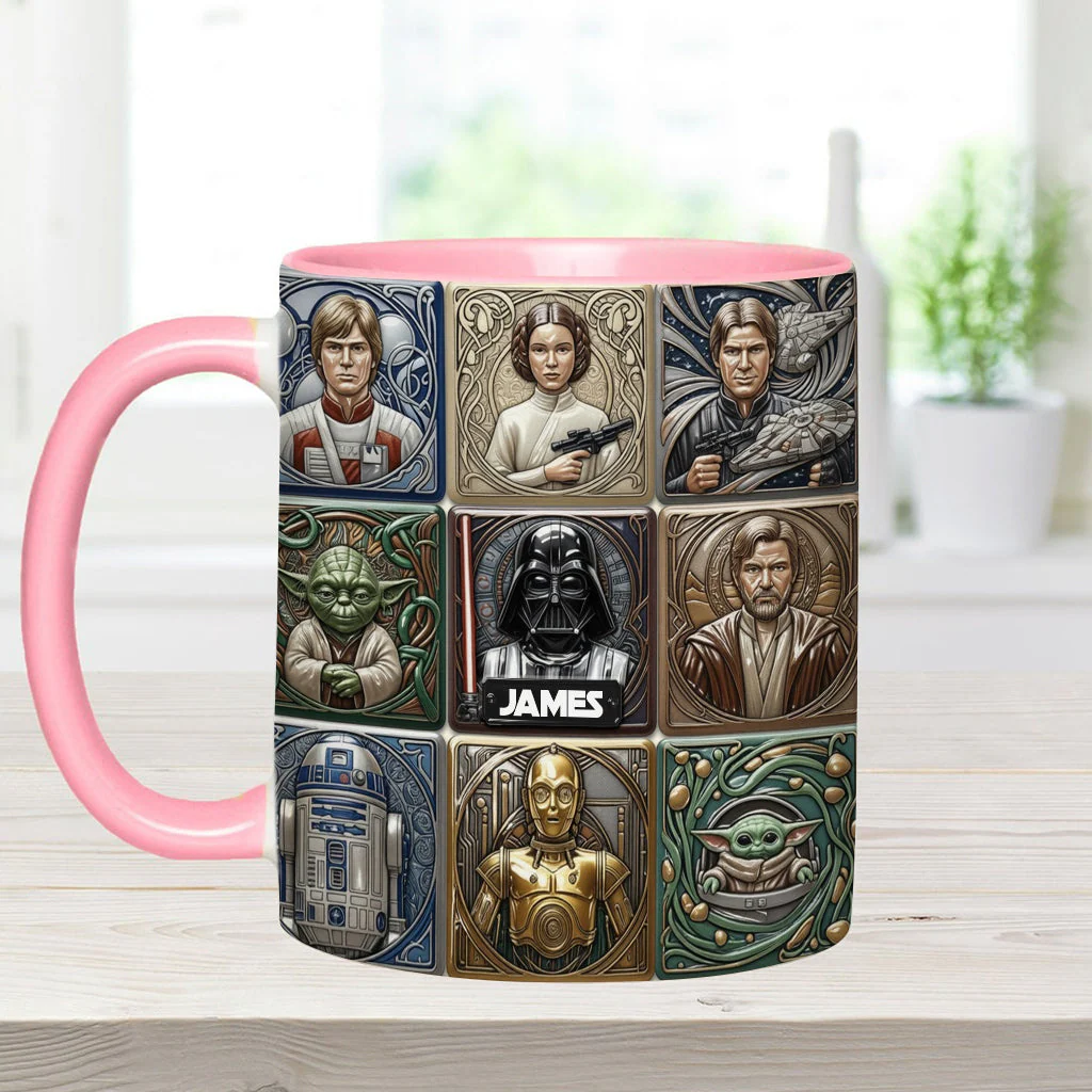Stwa May The Force Be With You - Personalized Accent Mug - Gift For Movie Fans NL122 - Image 11