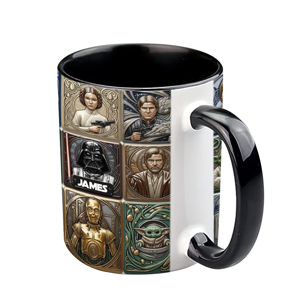Stwa May The Force Be With You - Personalized Accent Mug - Gift For Movie Fans NL122 - Image 5