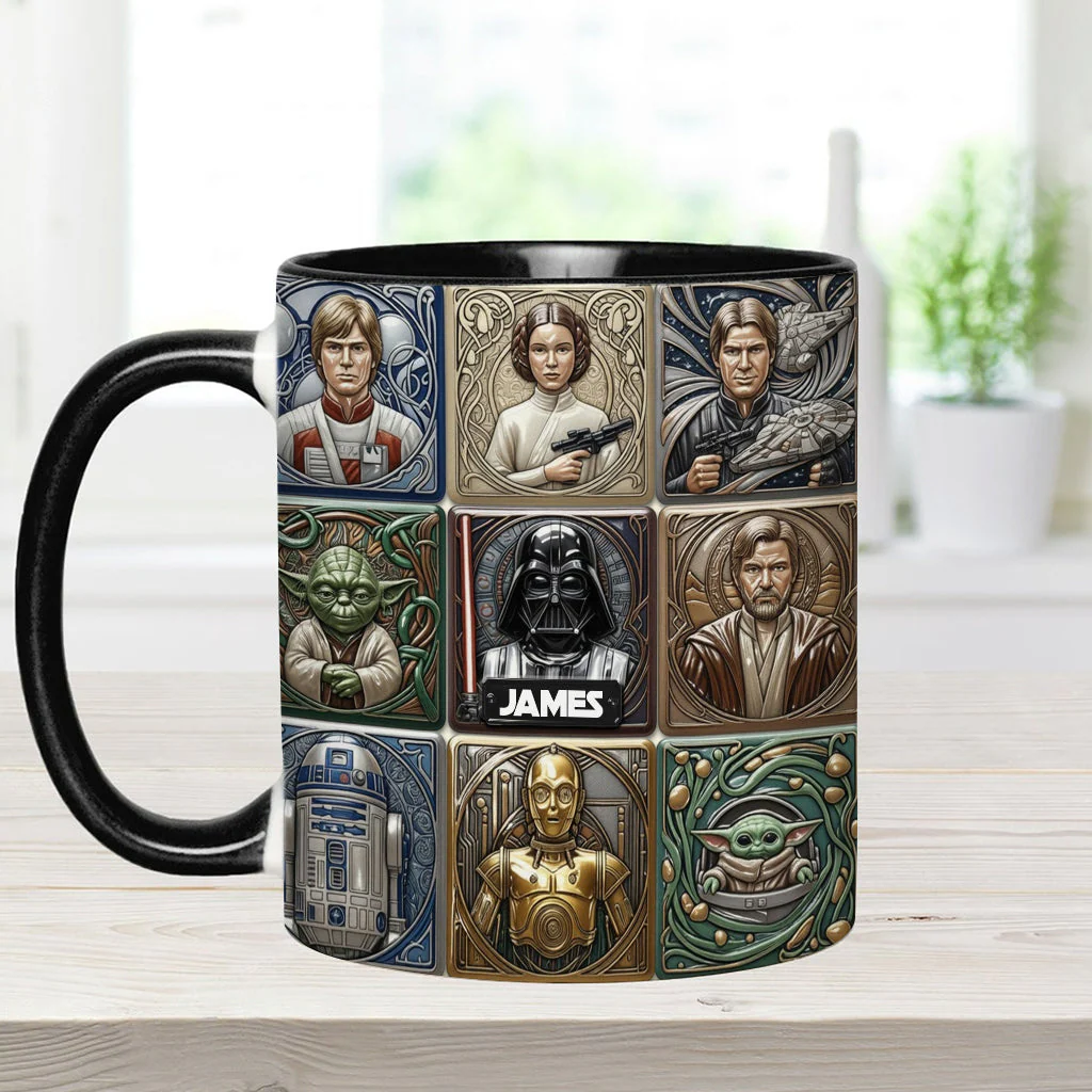 Stwa May The Force Be With You - Personalized Accent Mug - Gift For Movie Fans NL122 - Image 6