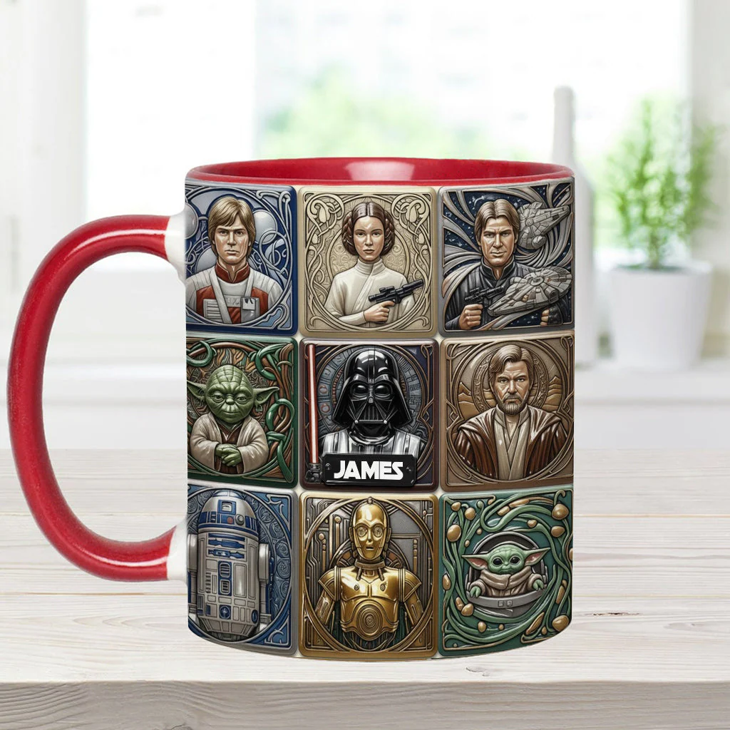 Stwa May The Force Be With You - Personalized Accent Mug - Gift For Movie Fans NL122 - Image 7