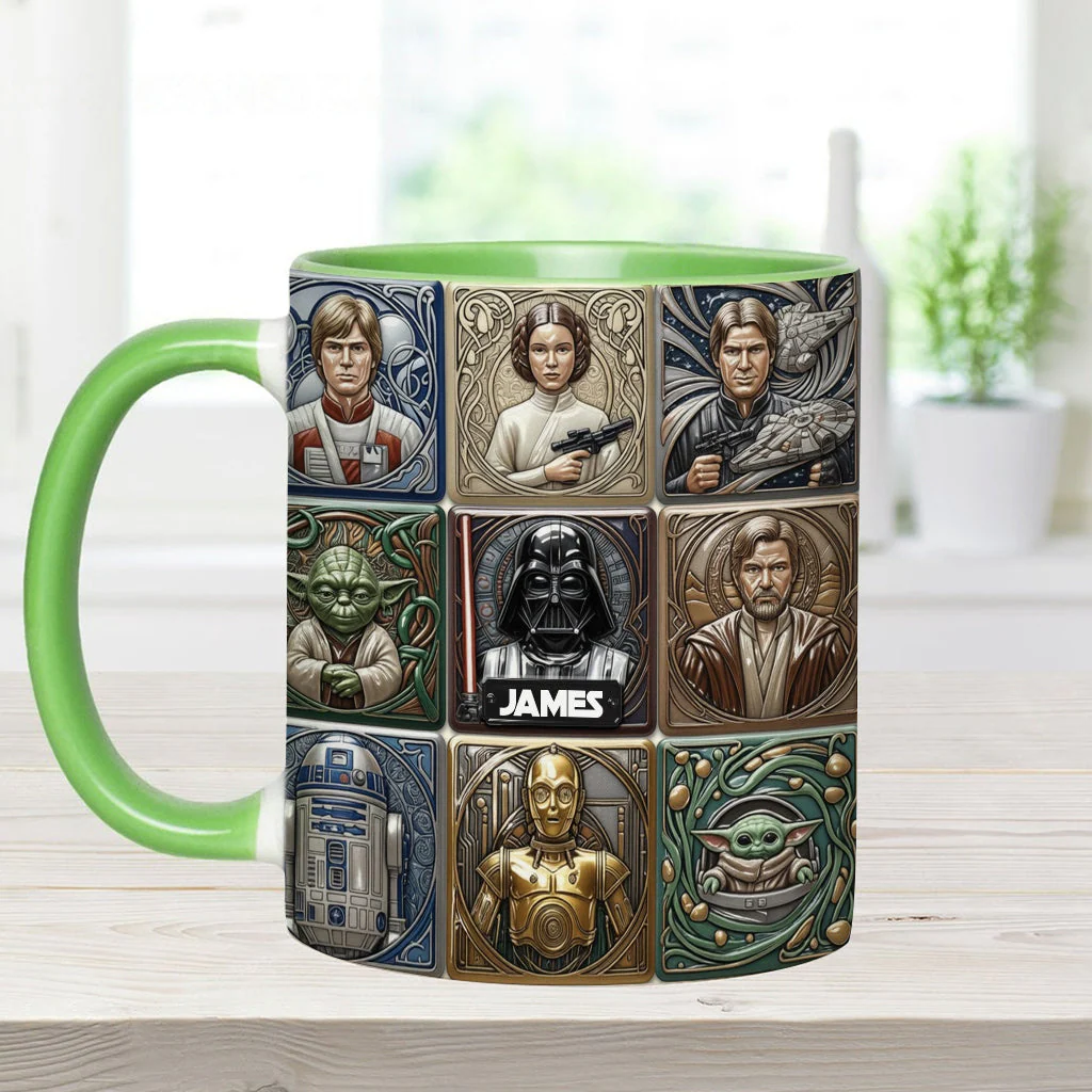 Stwa May The Force Be With You - Personalized Accent Mug - Gift For Movie Fans NL122 - Image 8