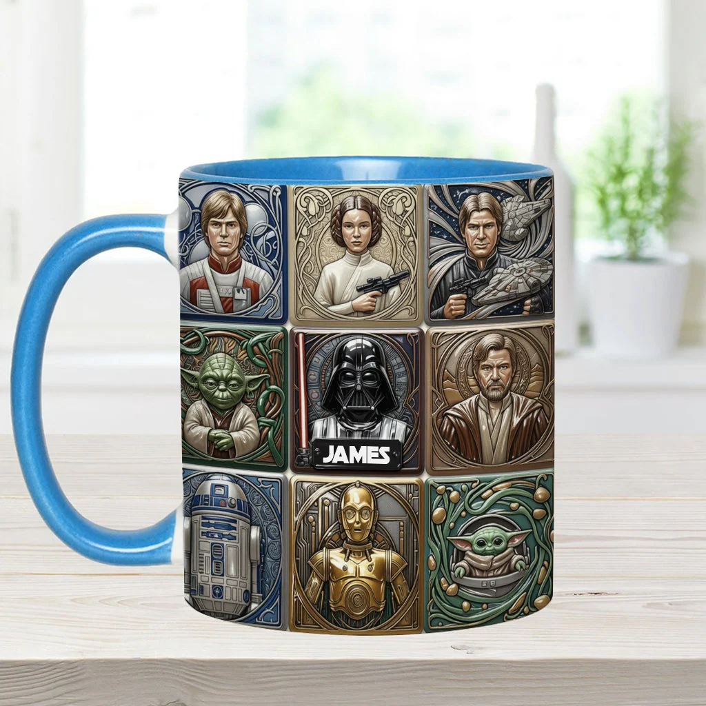 Stwa May The Force Be With You - Personalized Accent Mug - Gift For Movie Fans NL122 - Image 9