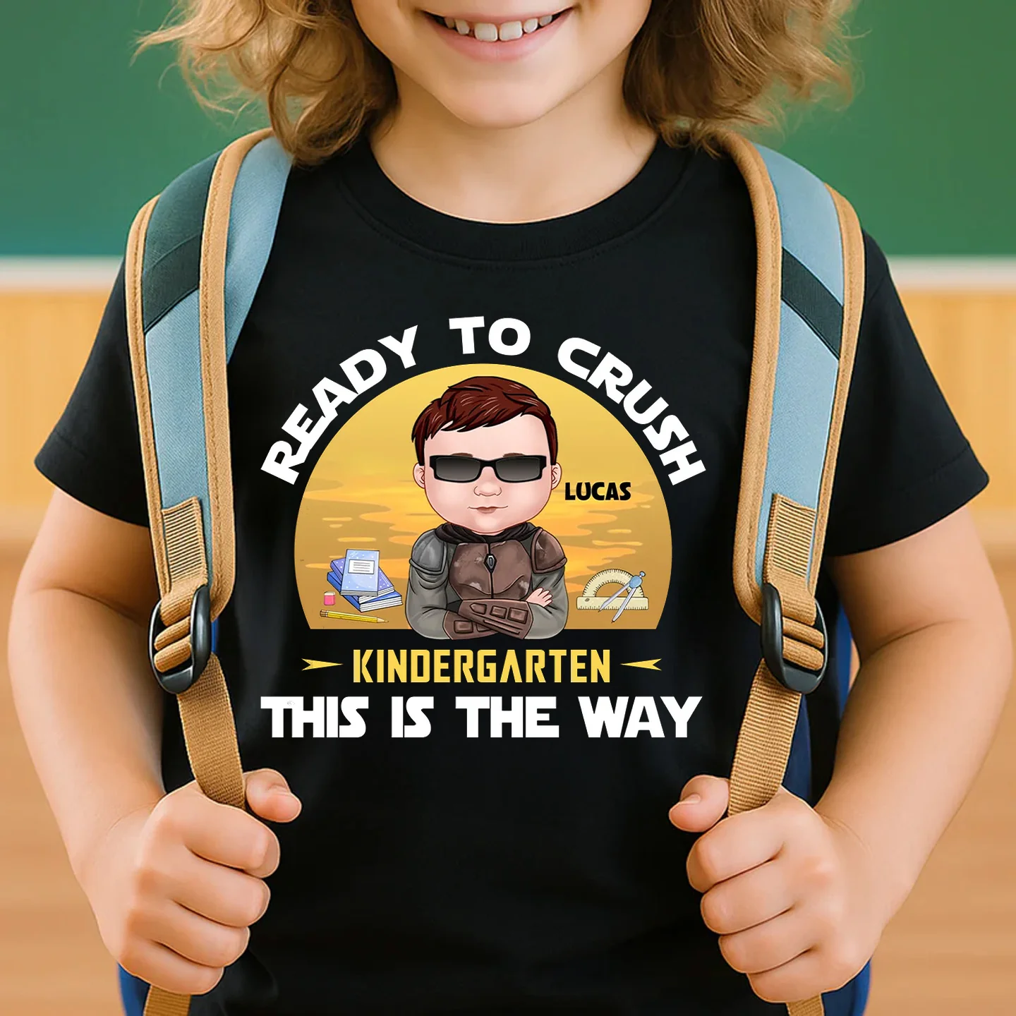 Stwa Ready To Crush This Is The Way - Personalized Shirt - Gift For Kids, Back To School | CL46 TD118 - Image 2