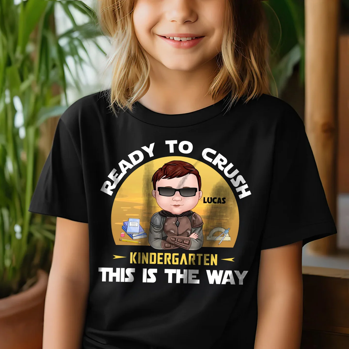 Stwa Ready To Crush This Is The Way - Personalized Shirt - Gift For Kids, Back To School | CL46 TD118 - Image 4