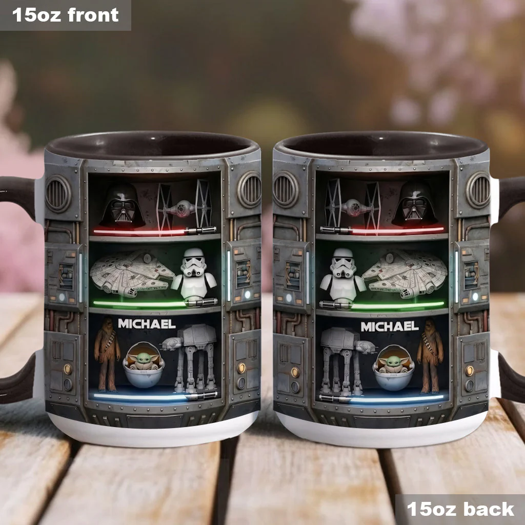 Stwa The Dark Sides - Personalized Accent Mug - Gift For Fan Movies HH01 - Image 2