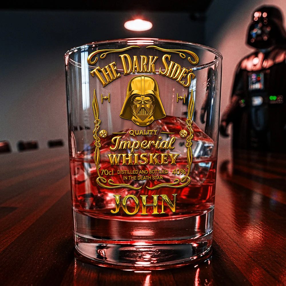 Stwa The Dark Sides - Personalized Whiskey Glass - Gift For Drinkers, Fans HH01