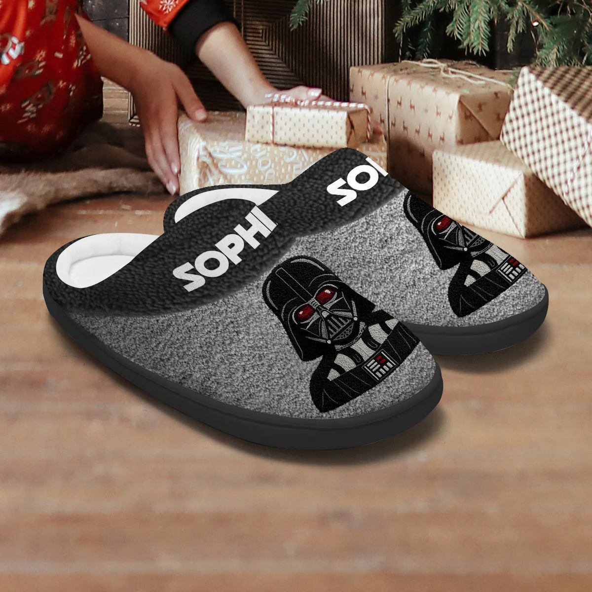 Stwa The Force - Personalized Slippers - Gift For Family Members, Movie Fans NA94 - Image 4