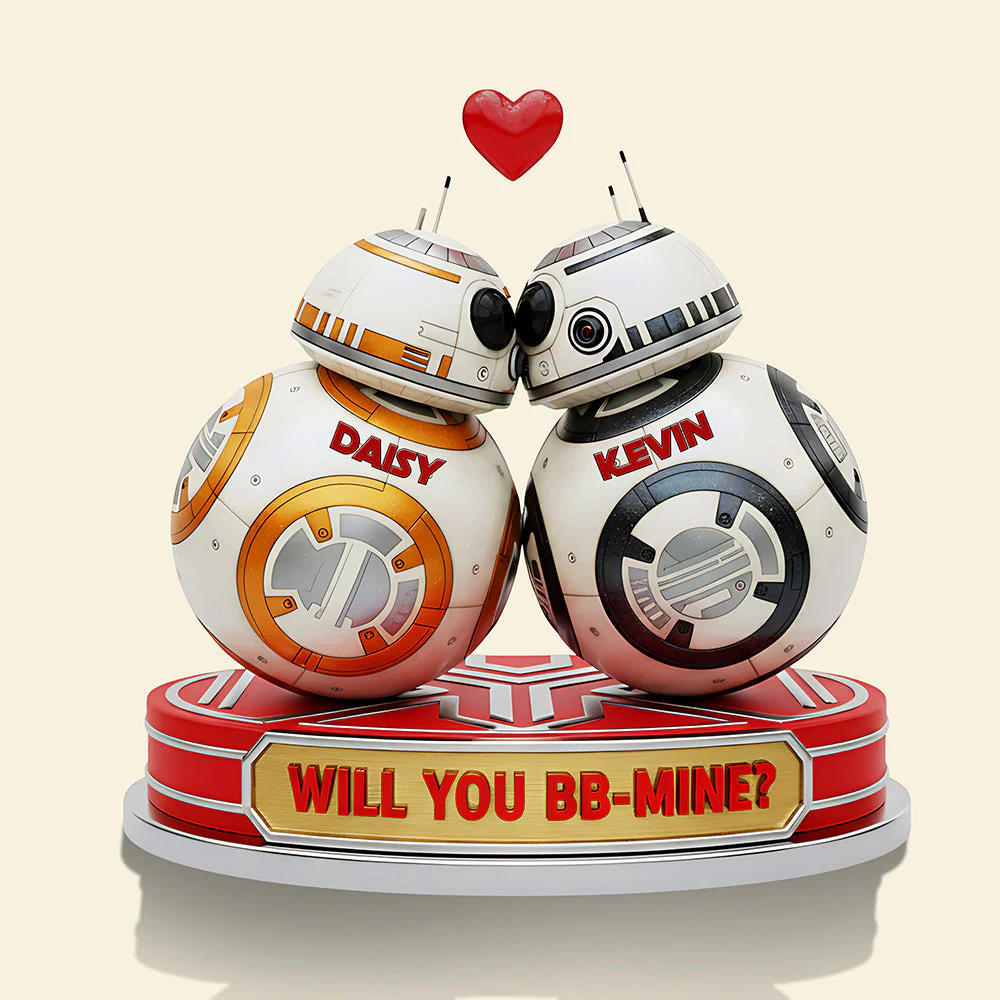 Stwa Will You BB-Mine - Personalized Acrylic Plaque - Gift For Couple, Valentine HH01 - Image 3