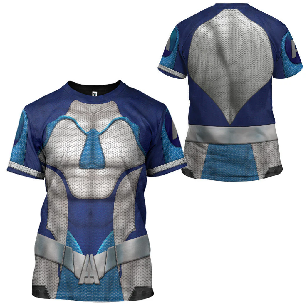 TB A Train Blue T-Shirt 3D For Men & Women - Image 2