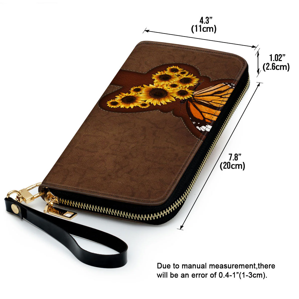 Sunflower - Beautiful Personalized Leather Long Wallets - AT4081242 - Image 6
