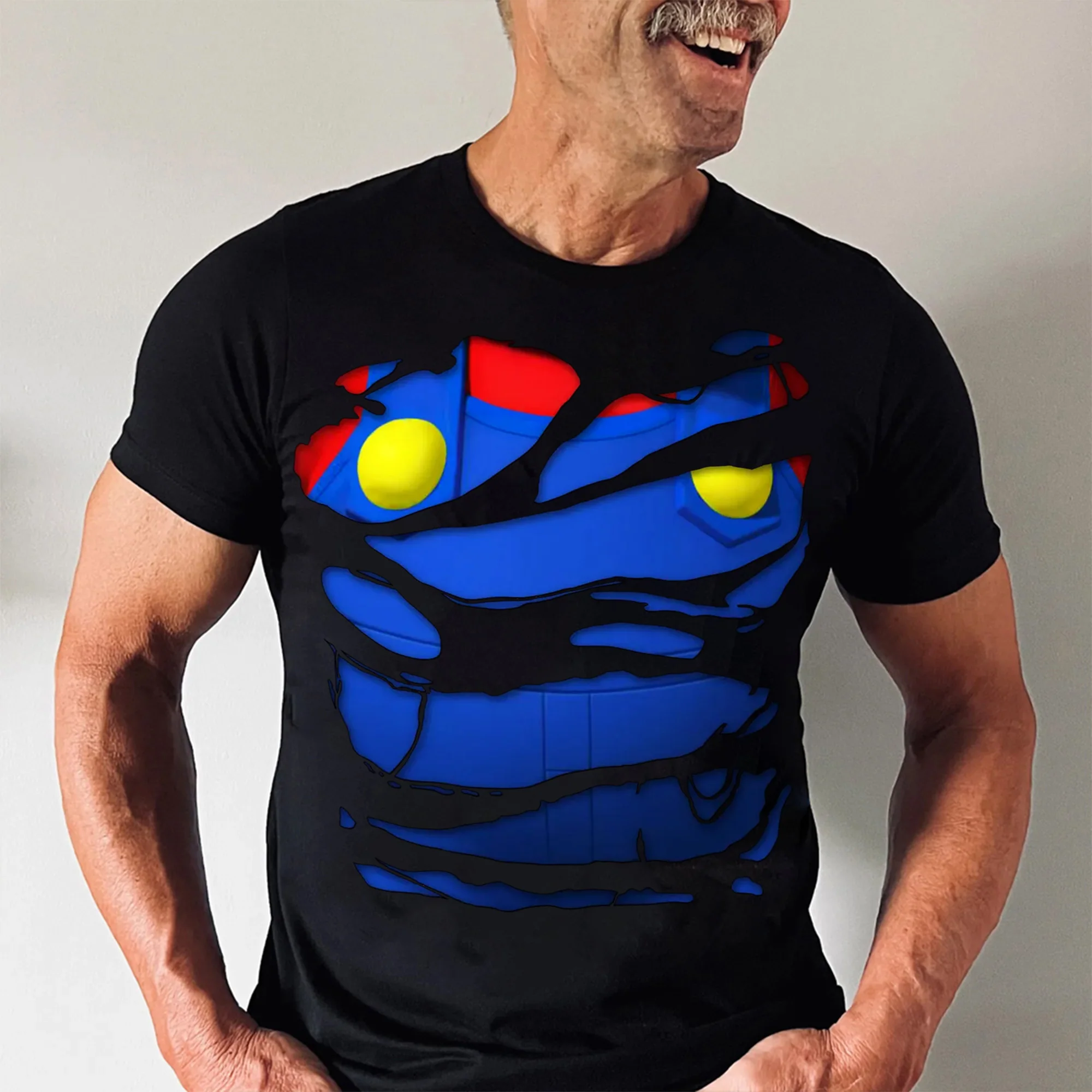 Super Daddio Mario It's Me Dad - Gift For  Dad, Father's Day - Personalized Shirt 2 Side - Image 4