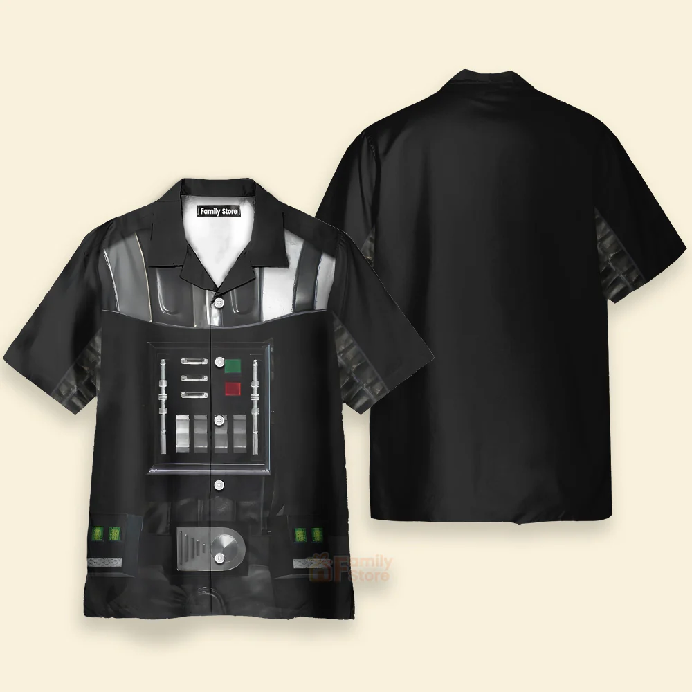 SW Darth Vader Cosplay - Hawaiian Shirt - Image 2