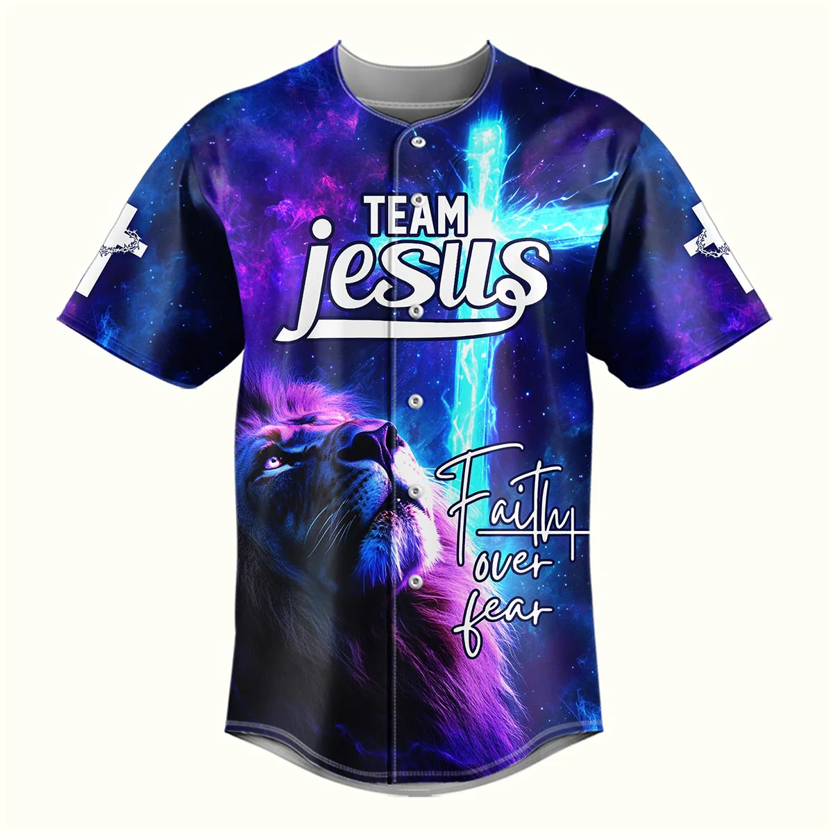 Team Jesus Baseball Jersey - Christant Gift For Him - Image 2