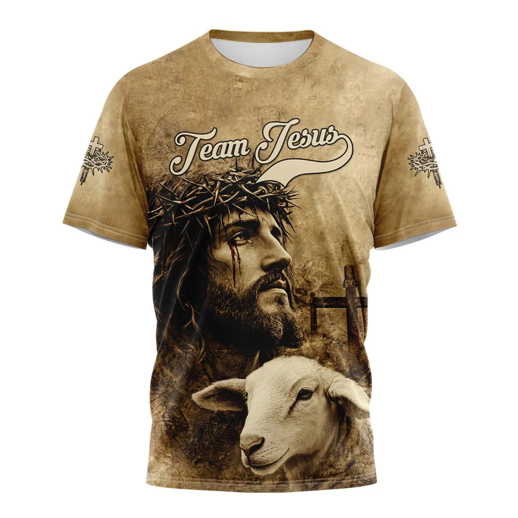 Team Jesus Good Shepherd 3D TShirt