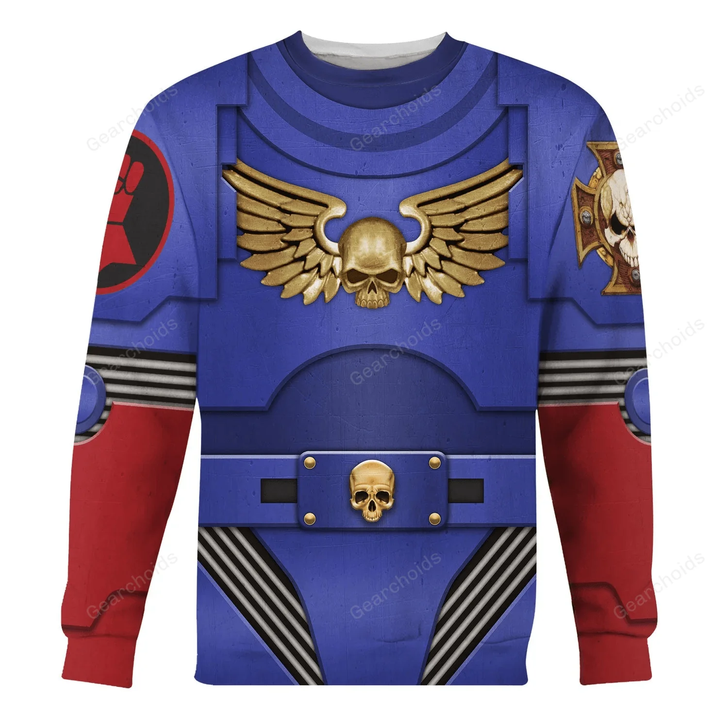 Terminator Armor Crimson Fists - Costume Cosplay Hoodie Sweatshirt Sweatpants CSWRH139 - Image 5