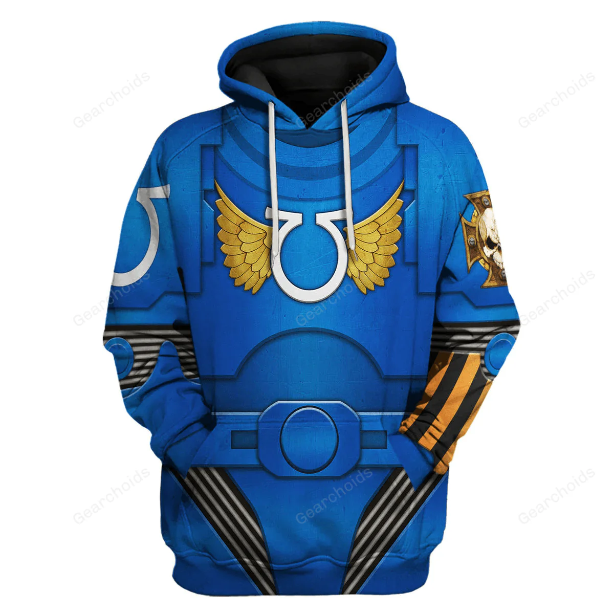 Terminator Armor Ultramarines - Costume Cosplay Hoodie Sweatshirt Sweatpants CSWRH141 - Image 2
