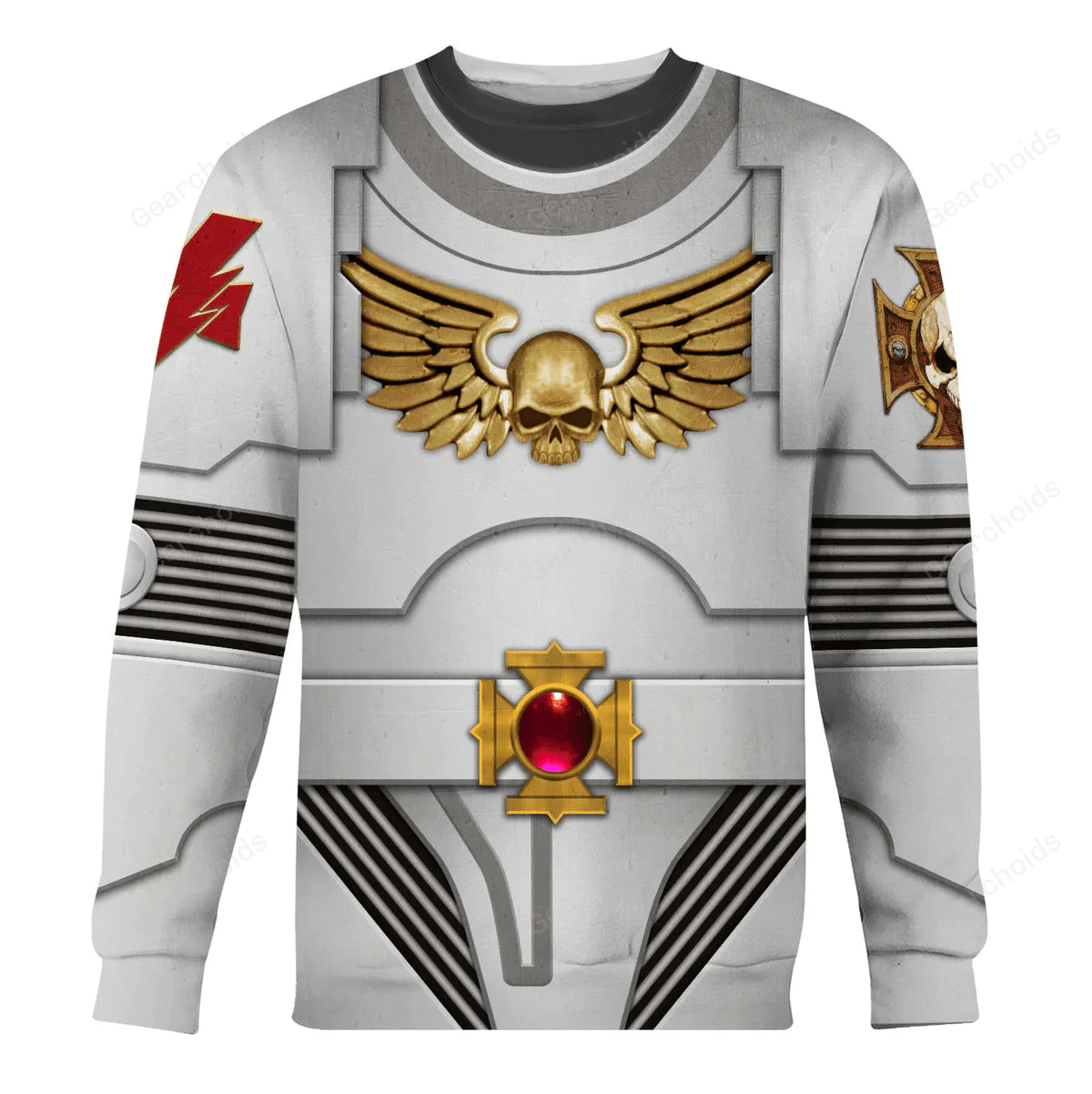 Terminator Armor White Scars - Costume Cosplay Hoodie Sweatshirt Sweatpants CSWRH134 - Image 5