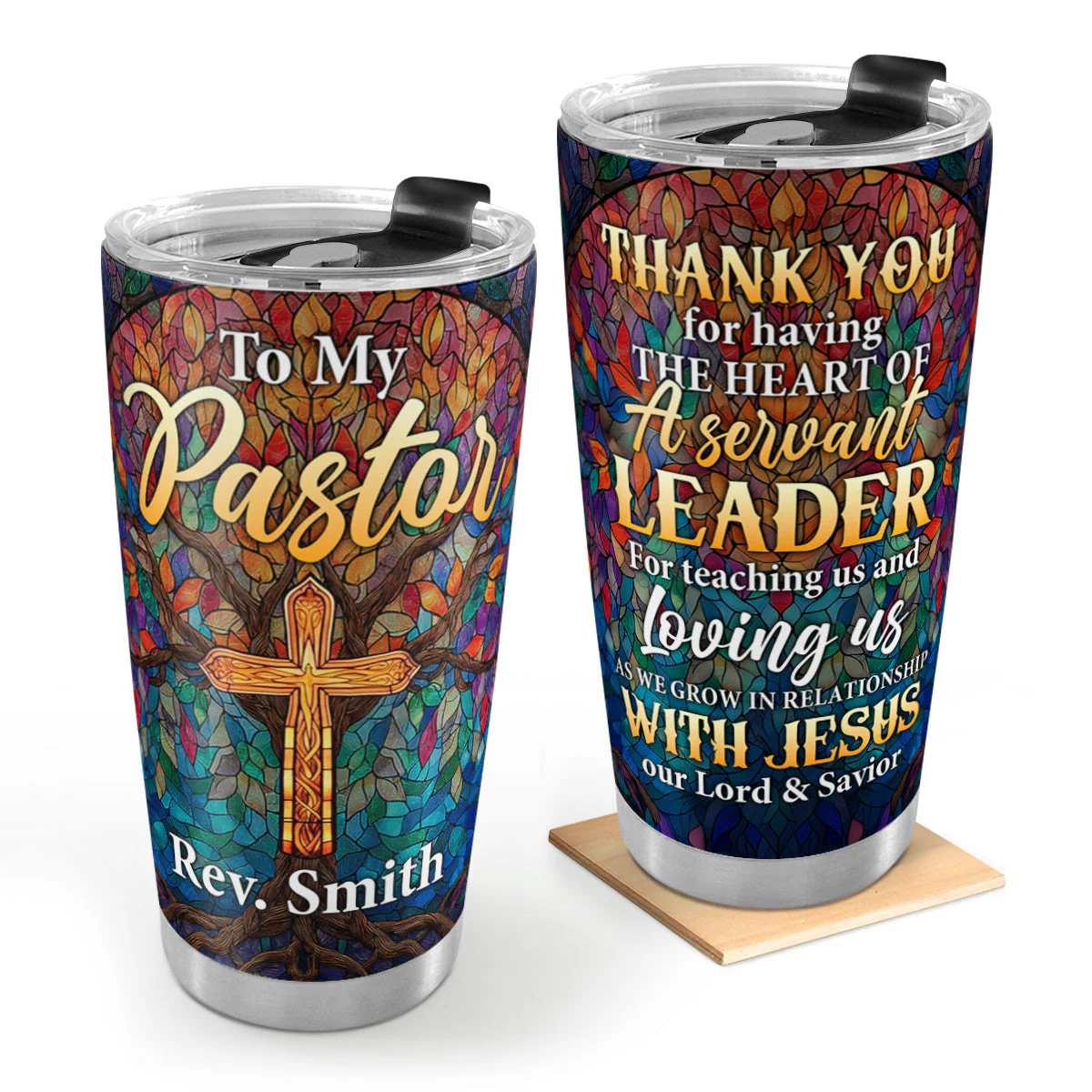 Thank You For Teaching & Loving Us - Personalized Stainless Steel Tumbler TD118