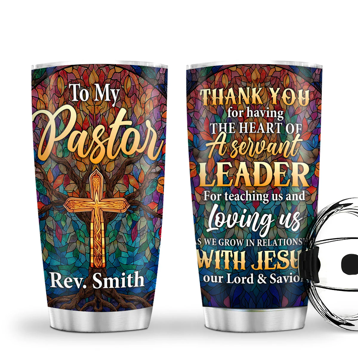 Thank You For Teaching & Loving Us - Personalized Stainless Steel Tumbler TD118 - Image 2