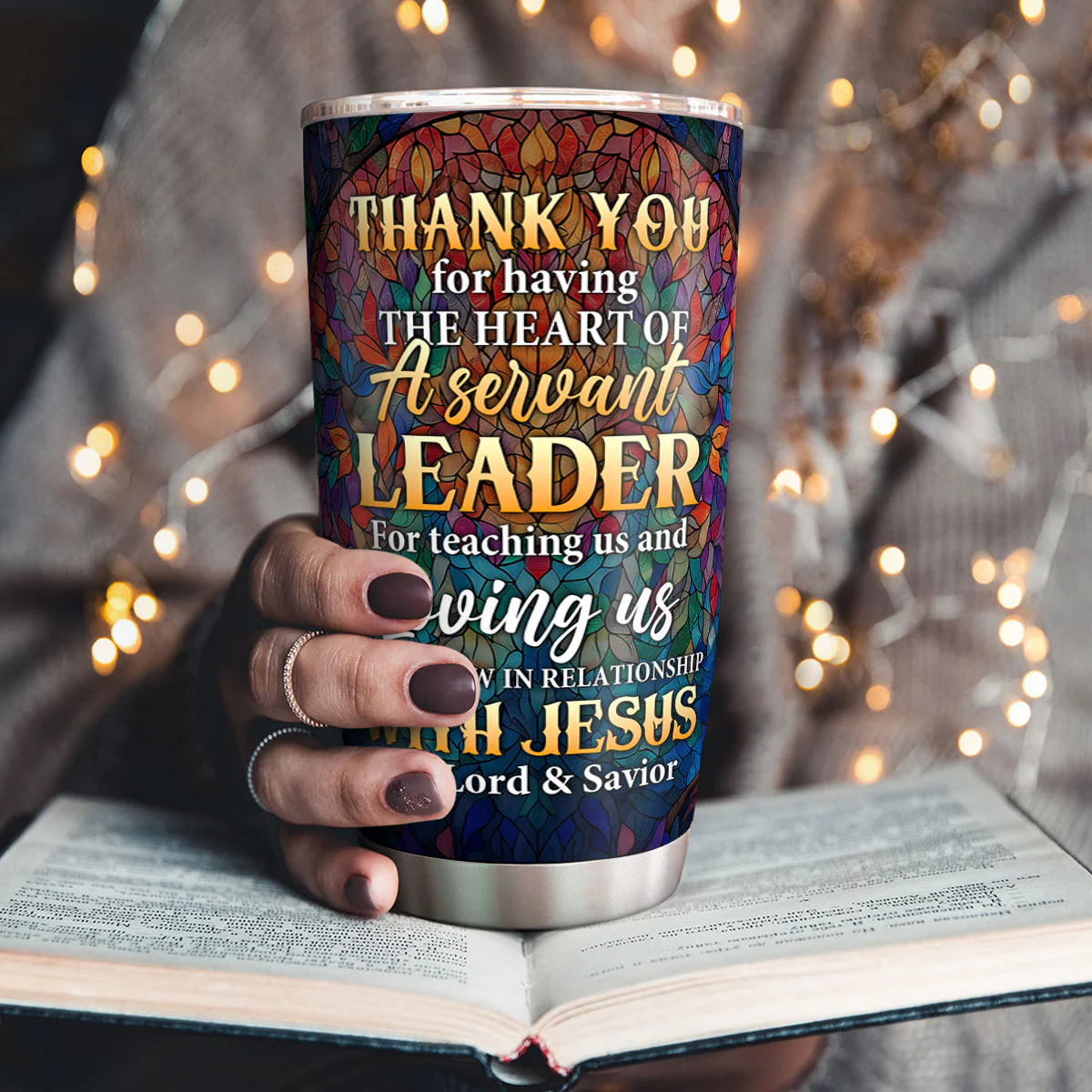Thank You For Teaching & Loving Us - Personalized Stainless Steel Tumbler TD118 - Image 3
