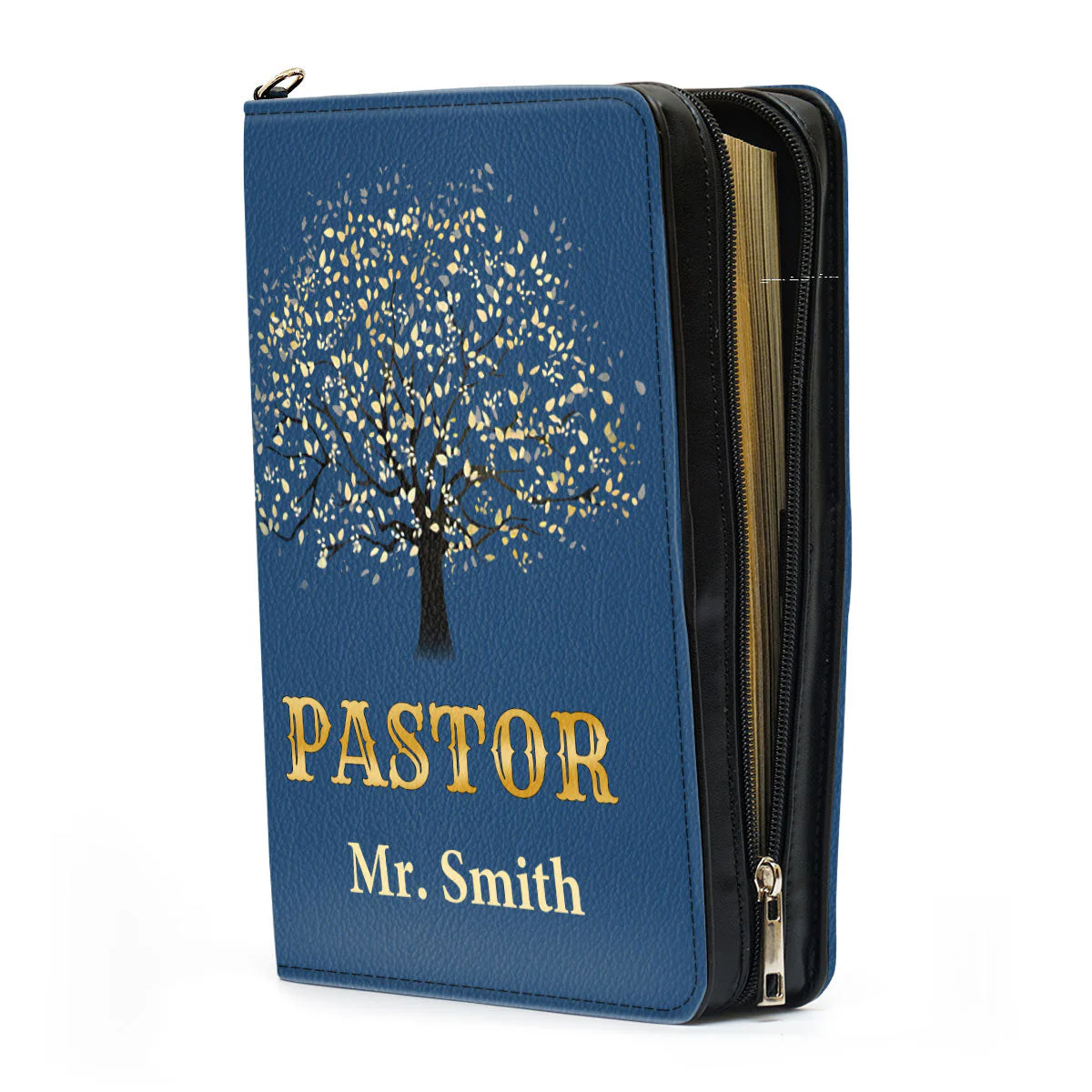 Thank You Pastor Blue - Thoughtful Gift For Christians - Personalized Bible Covers - AT4082433 - Image 4