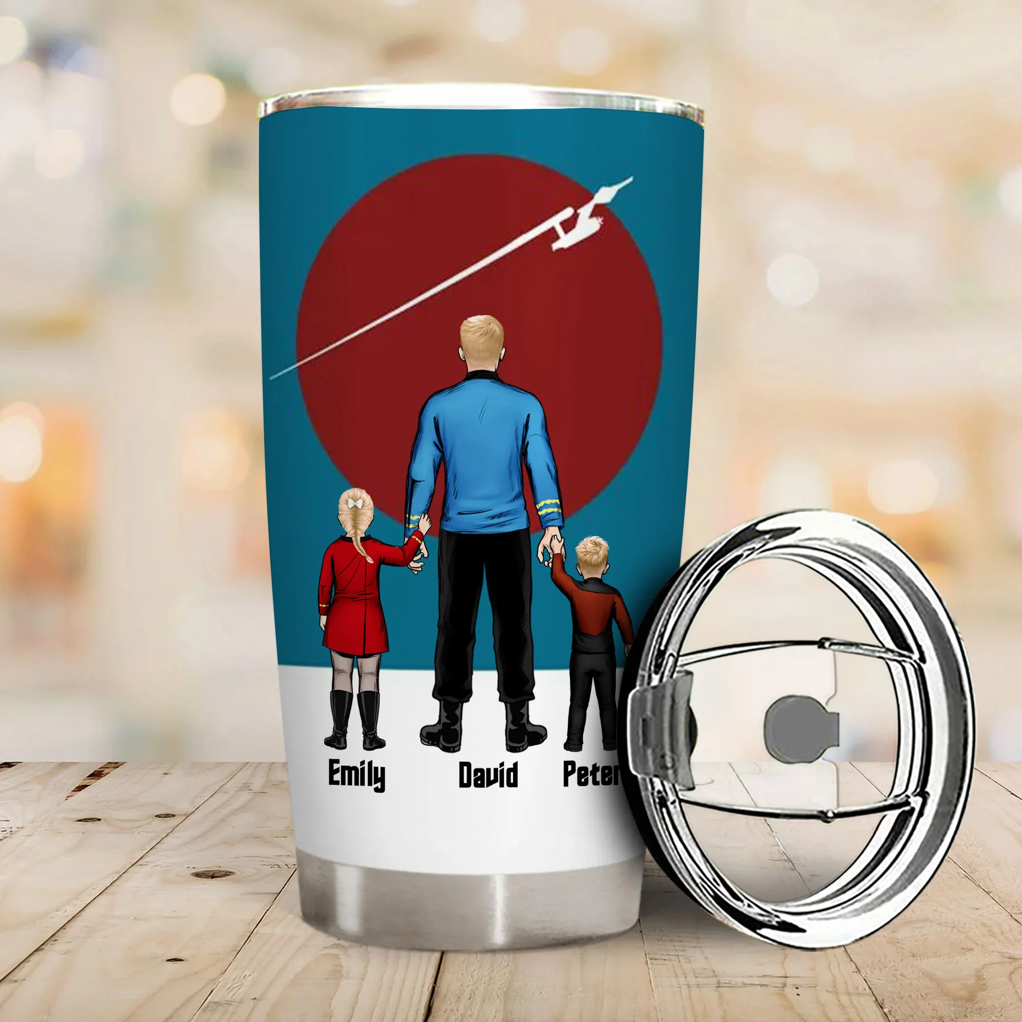 The Best Captain In The Universe - Gift For Dad - Personalized Tumbler - CL22 NA94 - Image 3