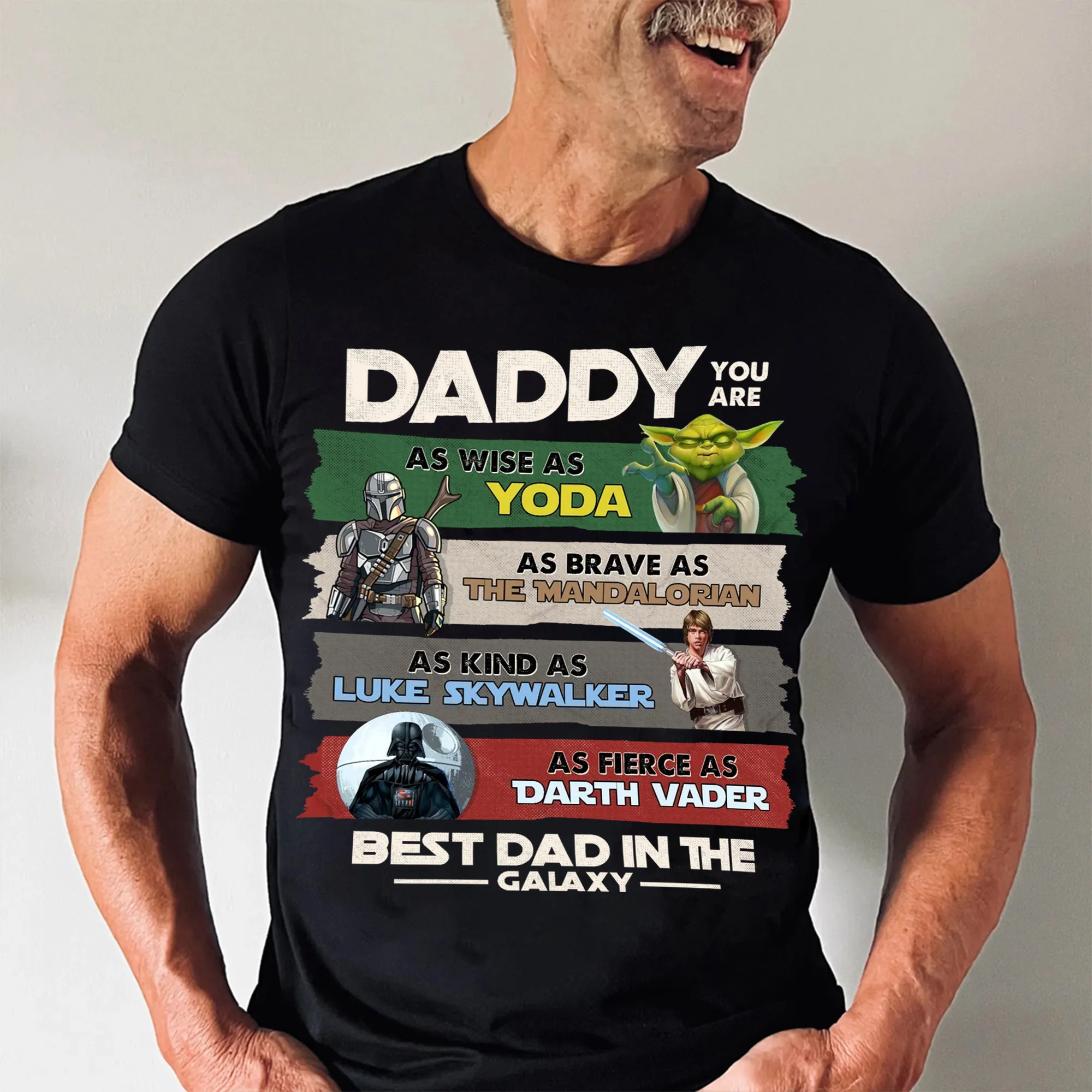 Stwa The Dadalorian I Am Their Father - Gift For Dad, Father's Day - Personalized Shirt 2 Side CL08 - Image 2