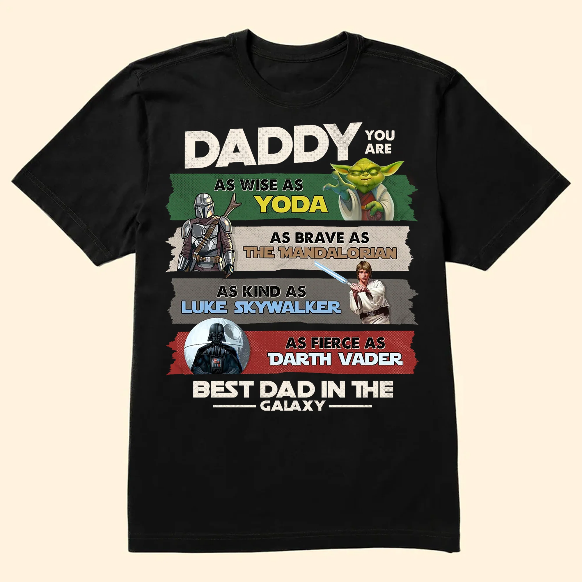 Stwa The Dadalorian I Am Their Father - Gift For Dad, Father's Day - Personalized Shirt 2 Side CL08 - Image 3