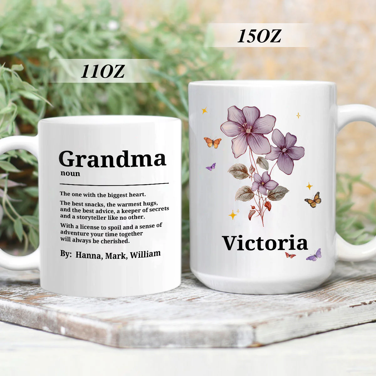 The Definition Of Grandma - Personalized White Ceramic Mug - Christian Gift For Grandma BA01 - Image 2