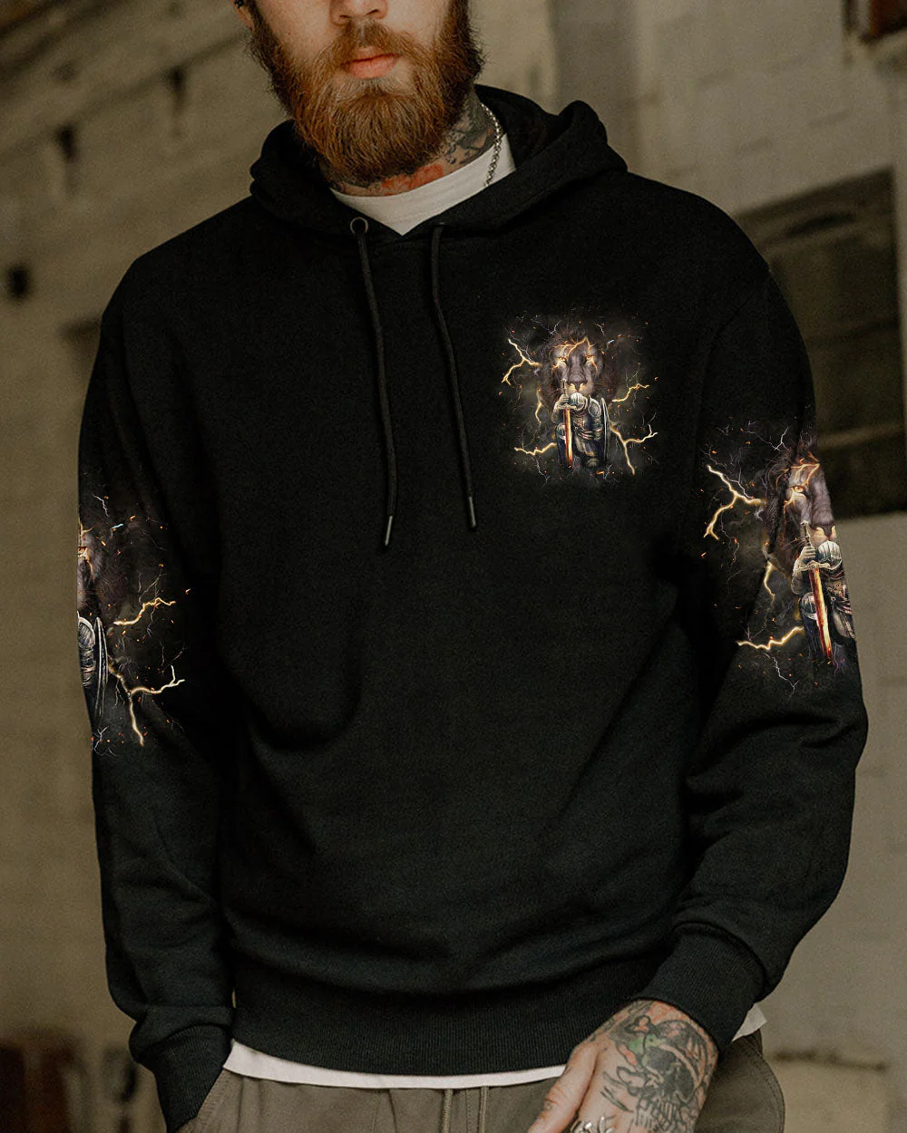 The Devil Saw Me With My Head Down Men's All Over Print Shirt - Yhhn2304243 - Image 3