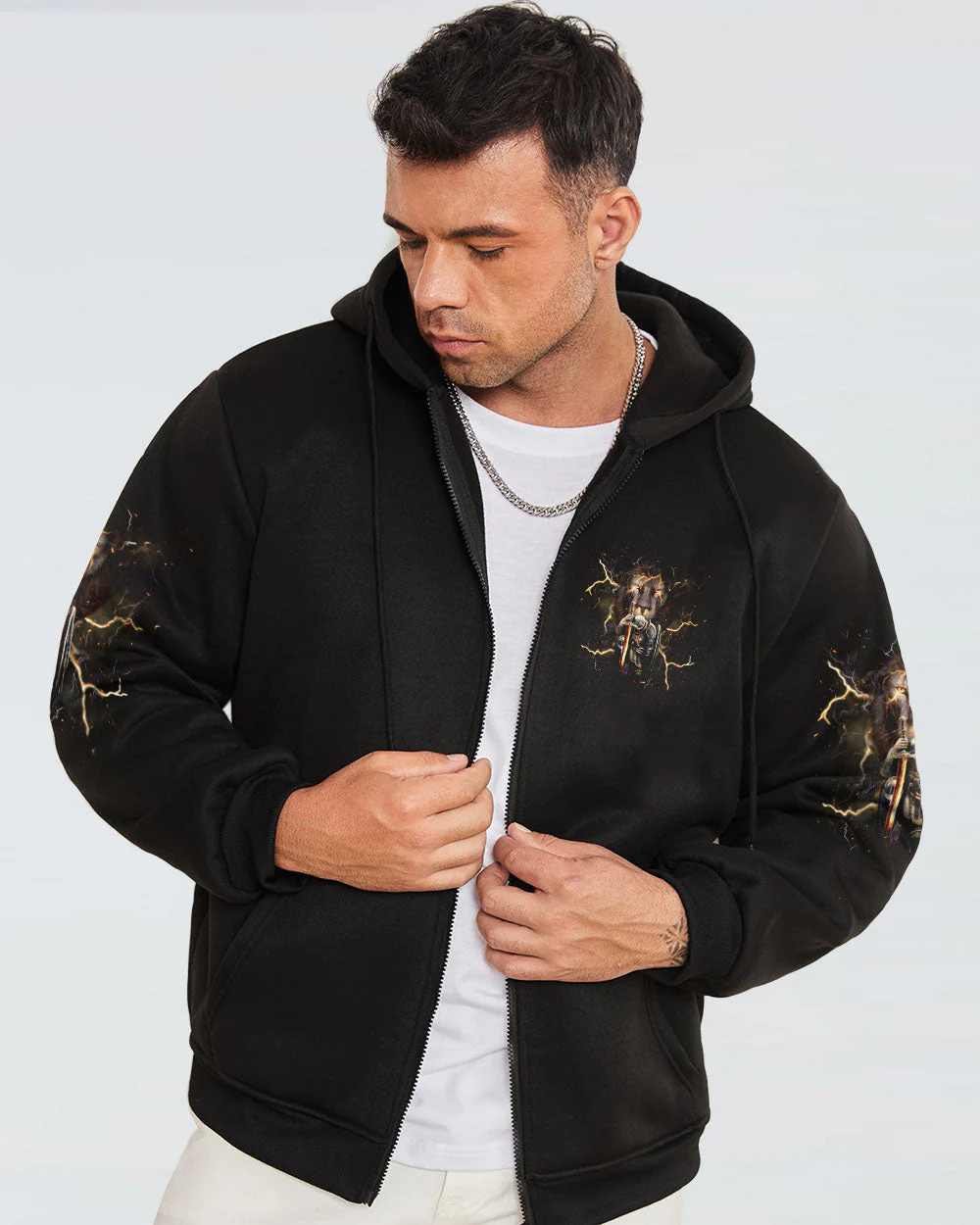 The Devil Saw Me With My Head Down Men's All Over Print Shirt - Yhhn2304243 - Image 8