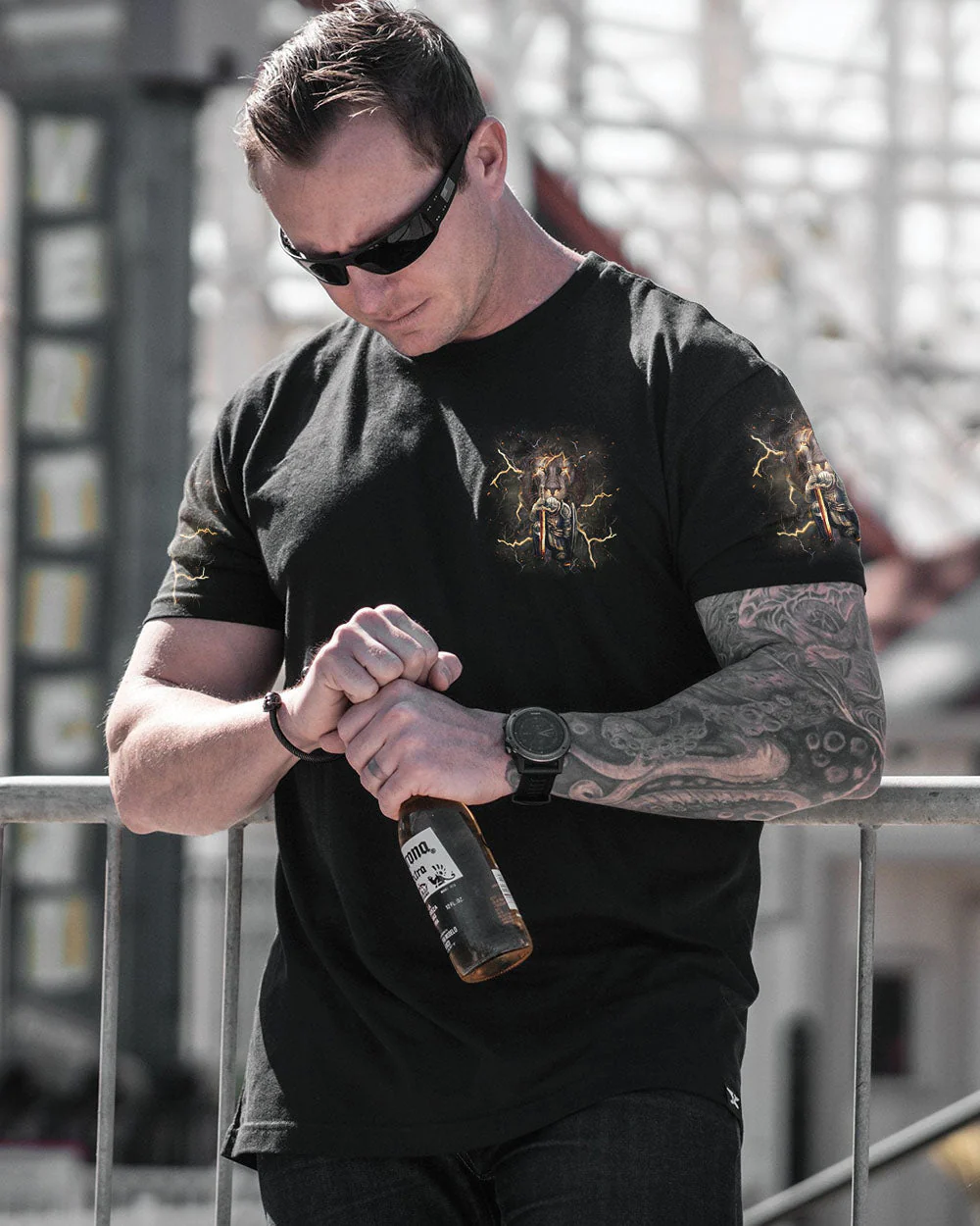 The Devil Saw Me With My Head Down Men's All Over Print Shirt - Yhhn2304243 - Image 9