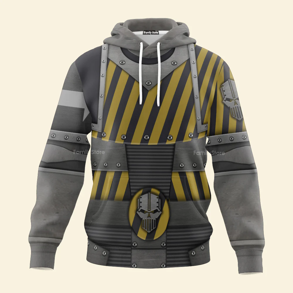 The Iron Warriors Legion Colour Scheme - Costume Cosplay Hoodie Sweatshirt Sweatpants CSWRH115 - Image 2