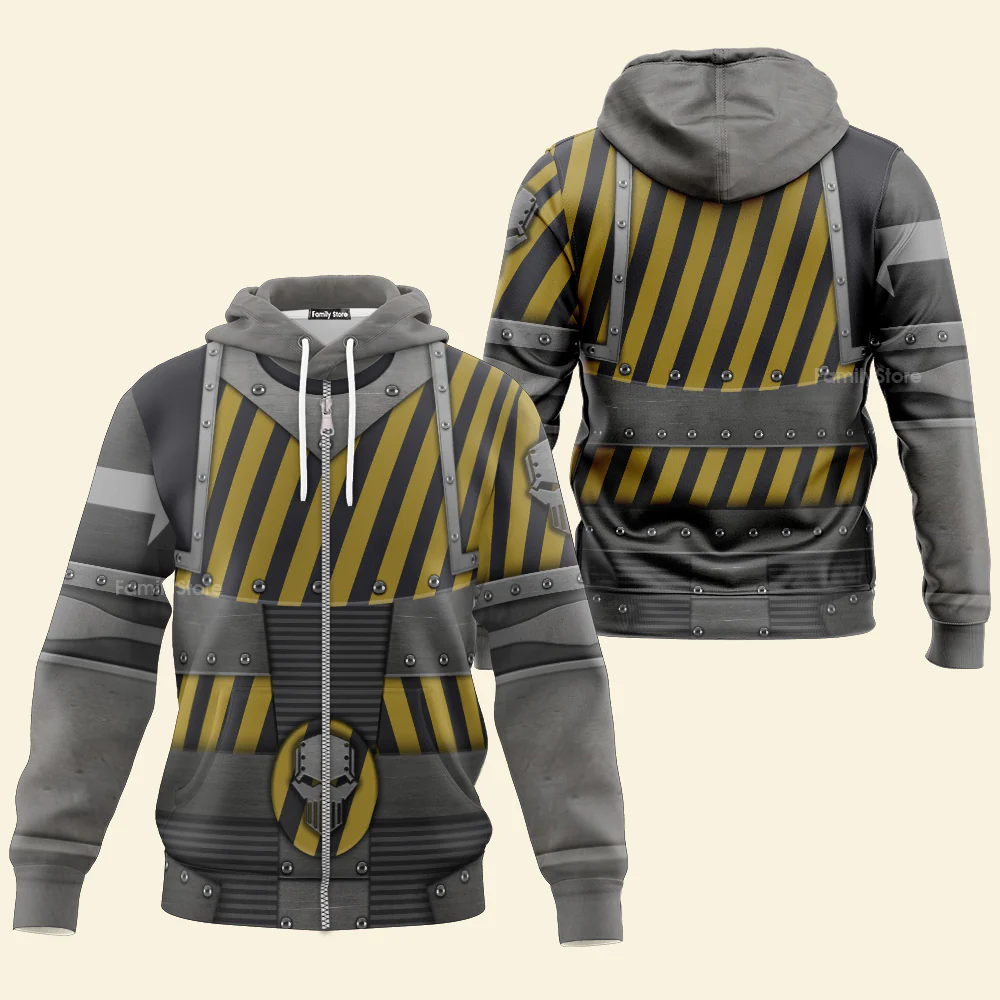 The Iron Warriors Legion Colour Scheme - Costume Cosplay Hoodie Sweatshirt Sweatpants CSWRH115 - Image 4
