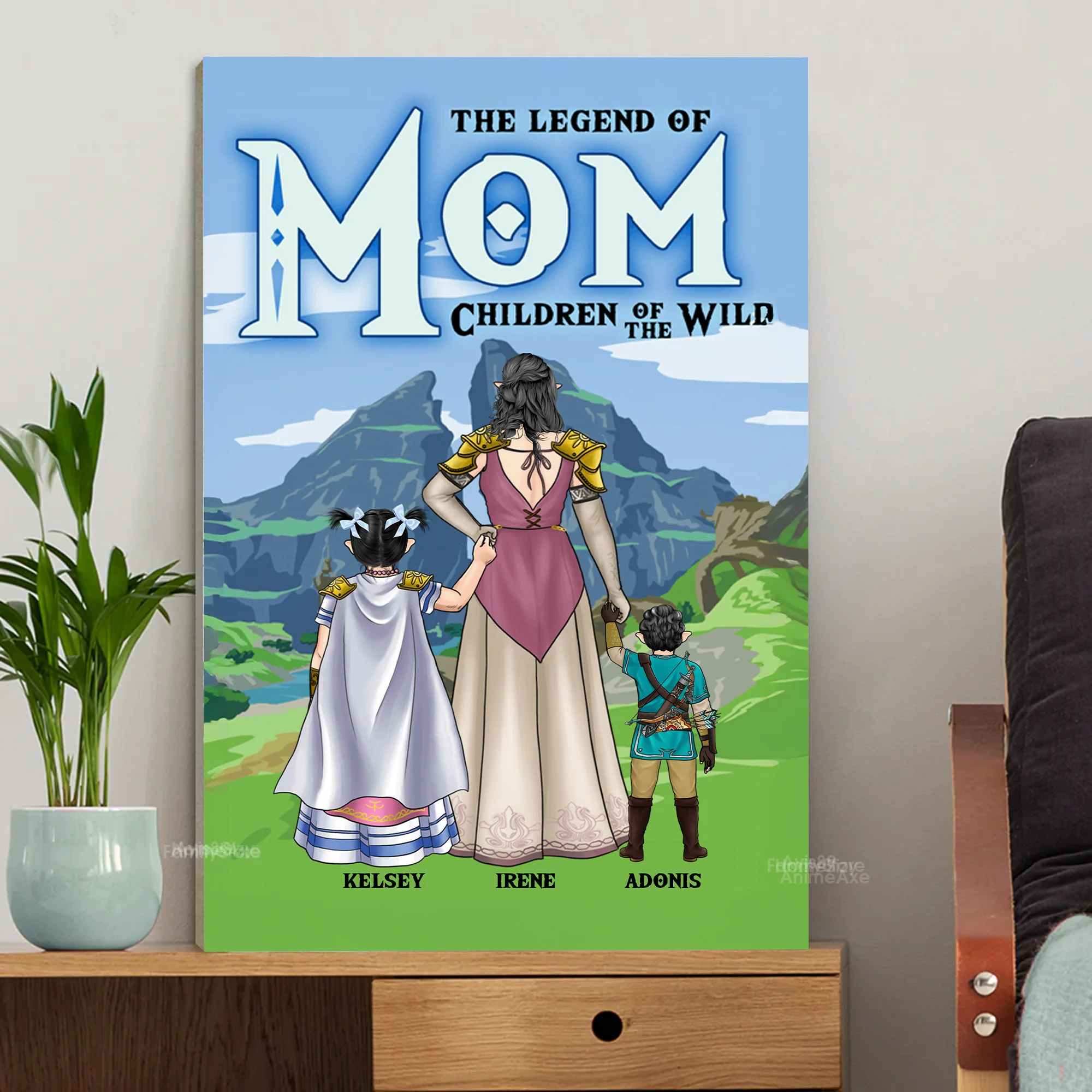 The Legend Of Mom The Children Of Wild - Personalized Canvas Poster - Gift For Mom,Grandma, Mother's Day | CL07 NA94 - Image 4
