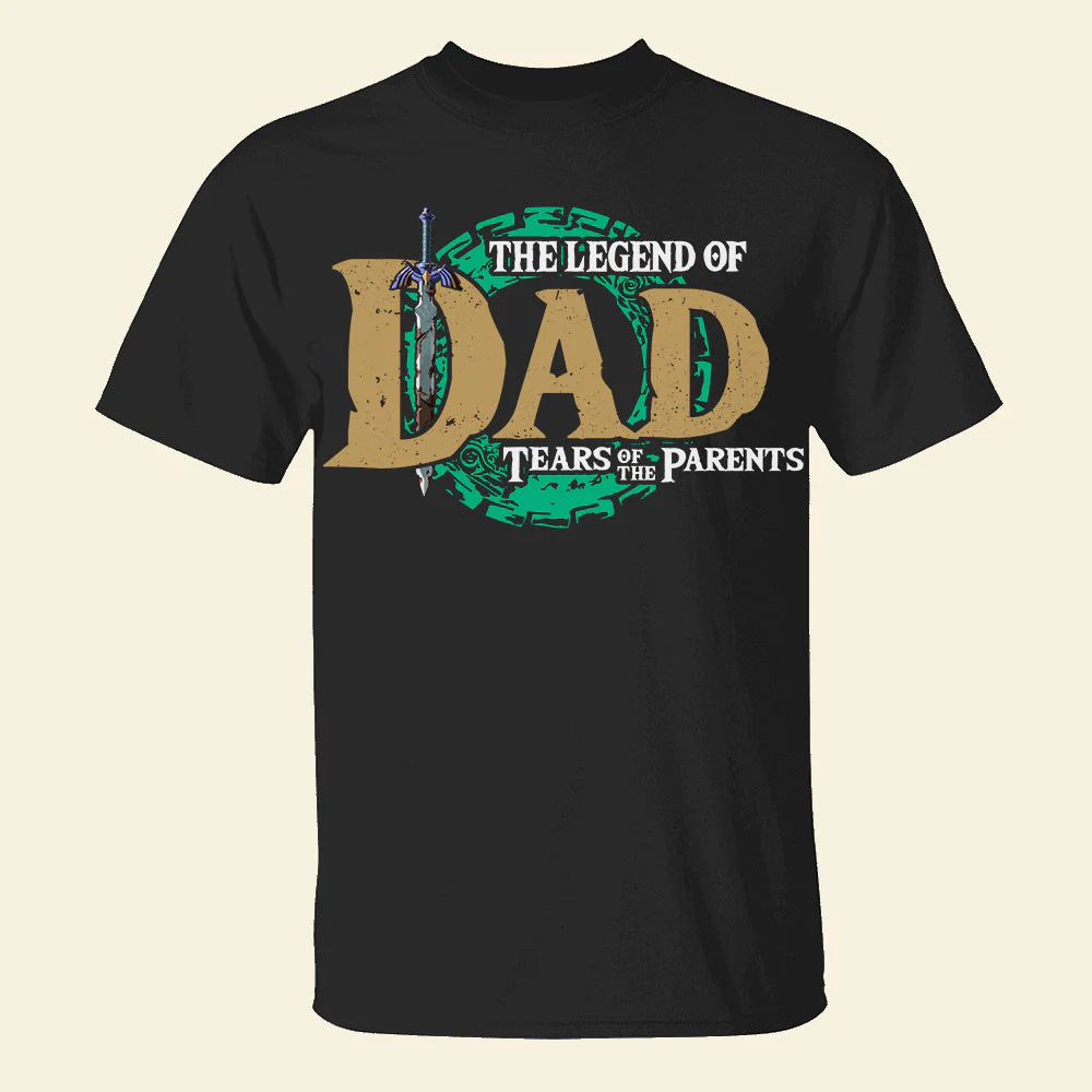 The Legend of Zelda Dad - Personalized Tshirt Two Side - Gift for Dad, Father's Day | CL07 - Image 5