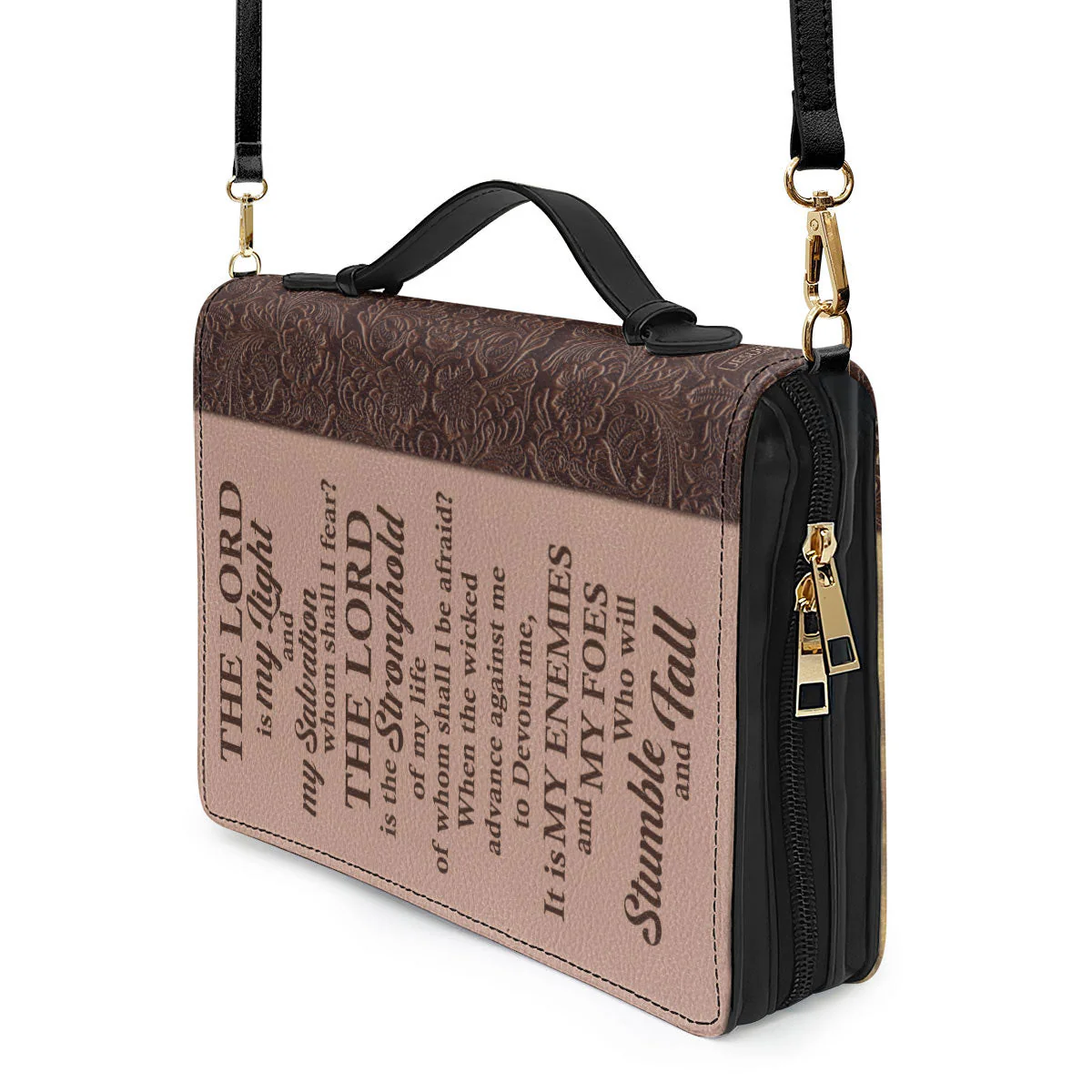 The Lord Is My Light And My Salvation - Unique Personalized Bible Covers - AT4082455 - Image 5