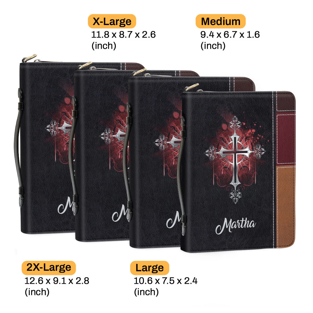 The Lord Is My Shepherd, I Shall Not Want - Awesome Personalized Bible Covers - AT4082466 - Image 6