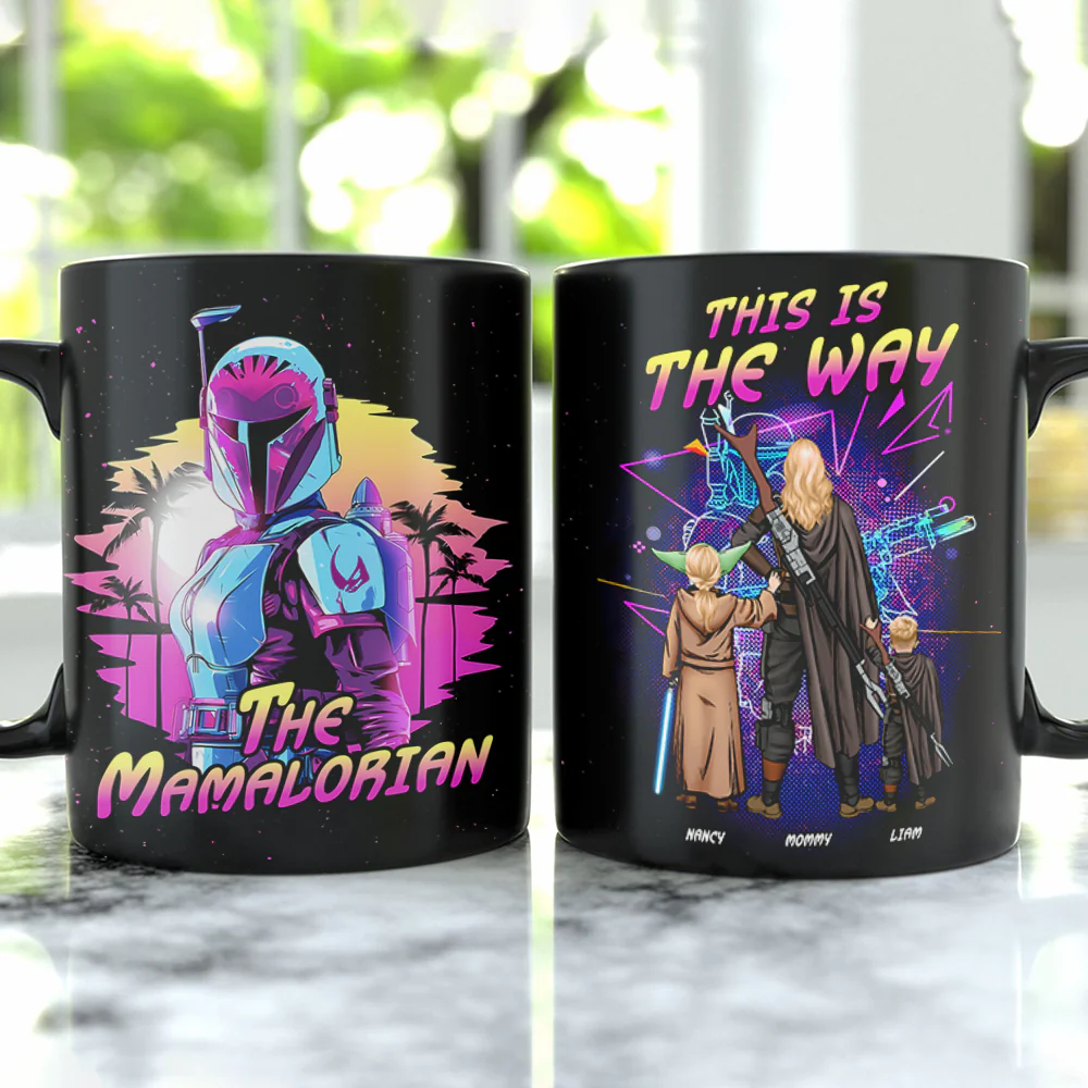 The Mamalorian This Is The Way - Personalized Ceramic Mug - Gift For Mom, Grandma | CL08.Ver3 HN02