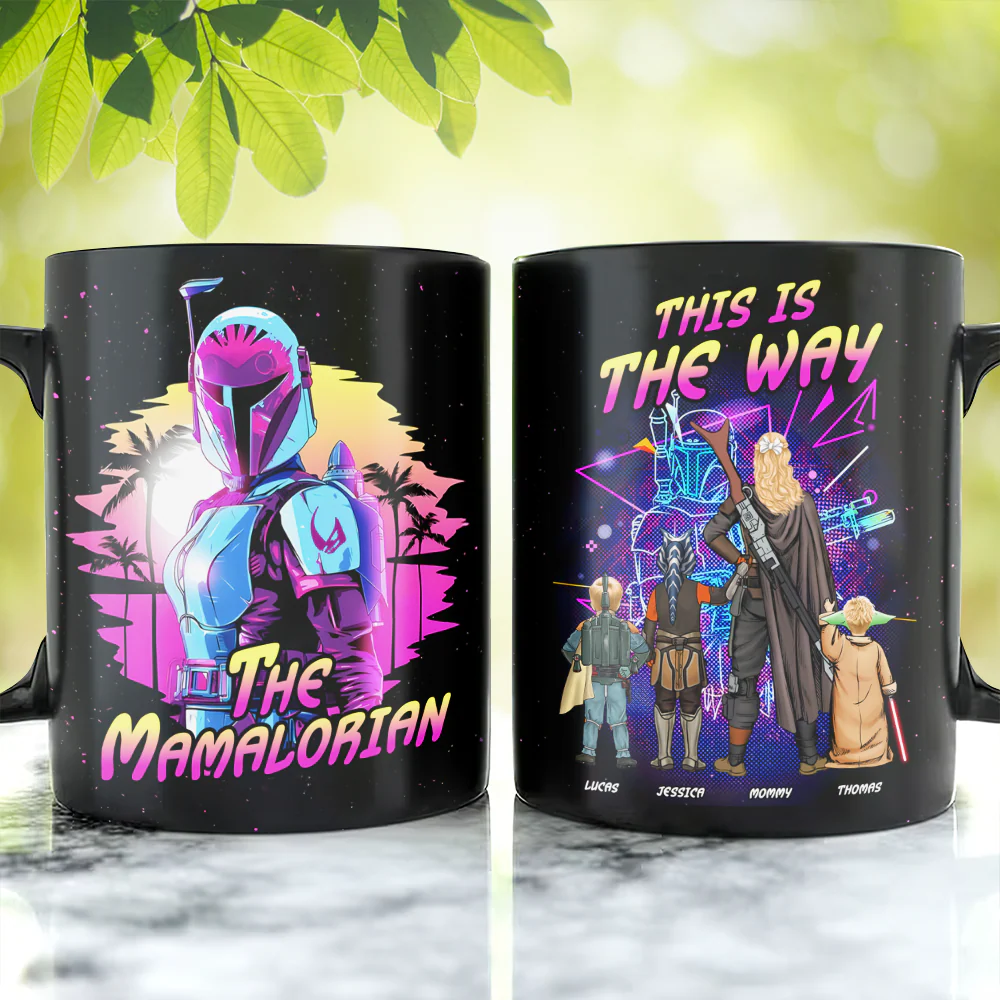 The Mamalorian This Is The Way - Personalized Ceramic Mug - Gift For Mom, Grandma | CL08.Ver3 HN02 - Image 3