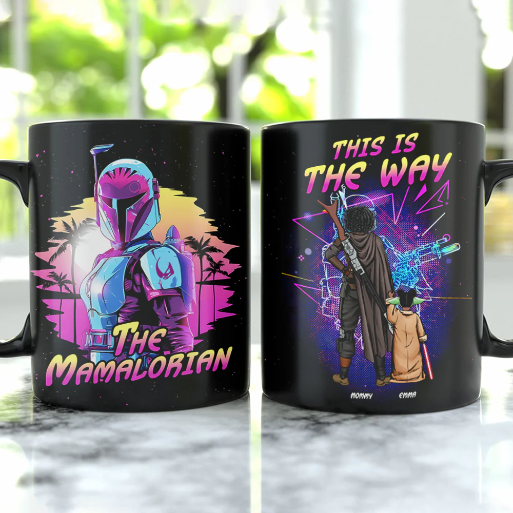 The Mamalorian This Is The Way - Personalized Ceramic Mug - Gift For Mom, Grandma | CL08.Ver3 HN02 - Image 4