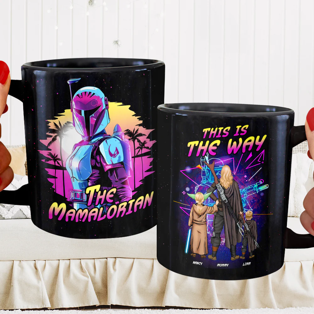 The Mamalorian This Is The Way - Personalized Ceramic Mug - Gift For Mom, Grandma | CL08.Ver3 HN02 - Image 5